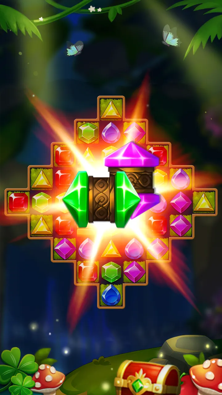 Jewels Forest : Match 3 Puzzle | Indus Appstore | Screenshot