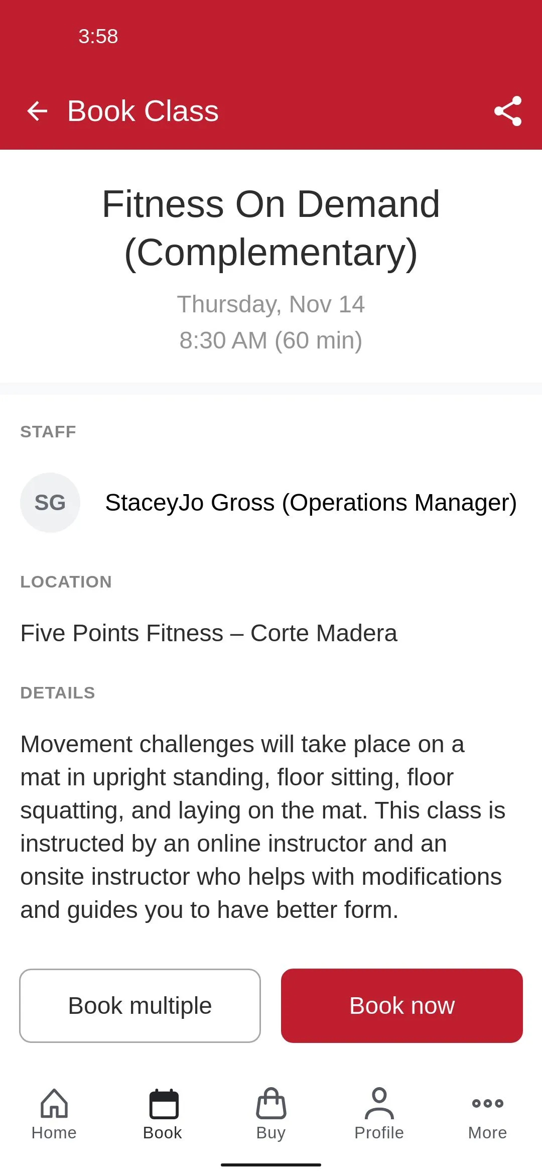 Five Points Fitness | Indus Appstore | Screenshot