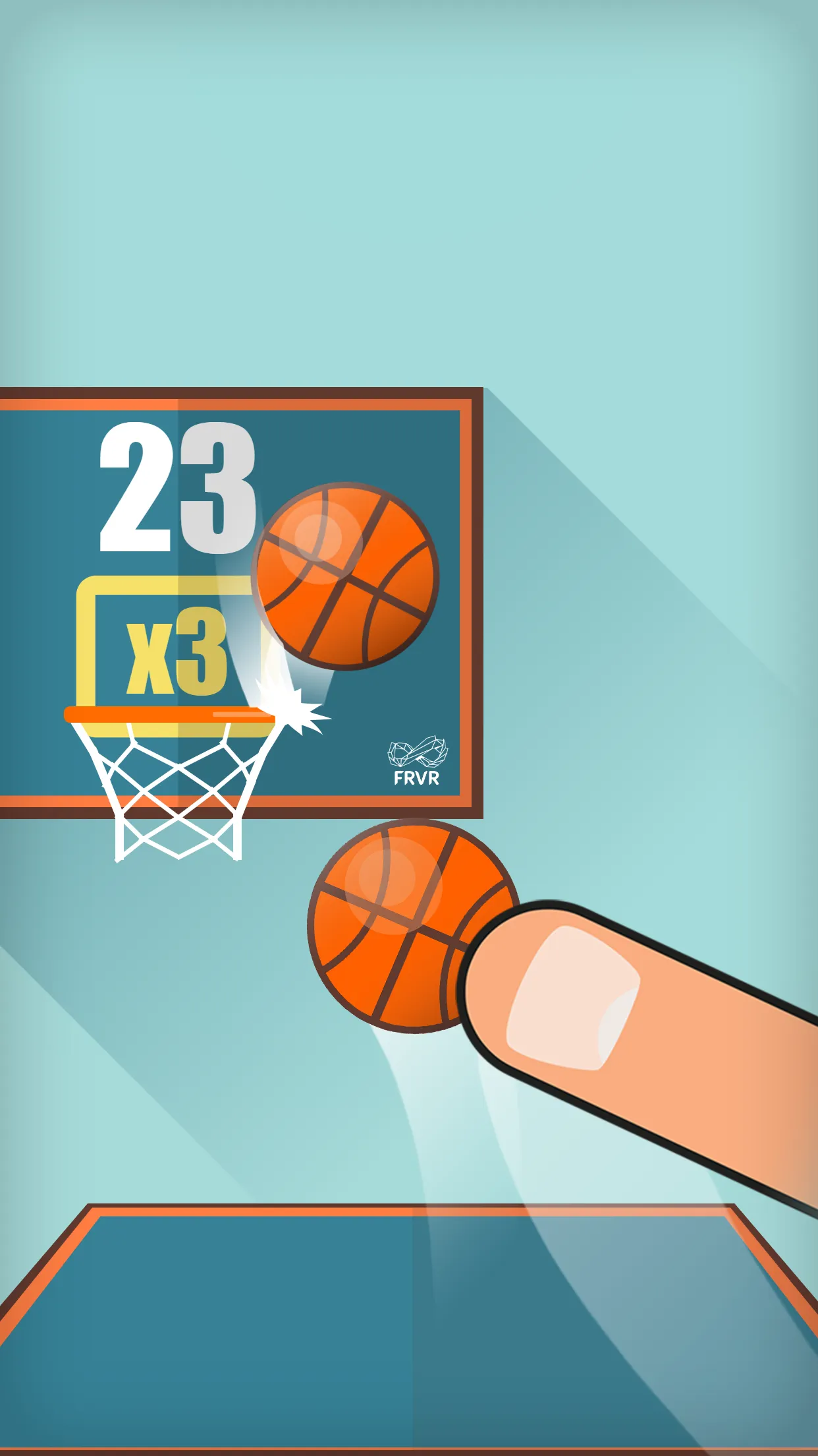 Basketball FRVR - Dunk Shoot | Indus Appstore | Screenshot