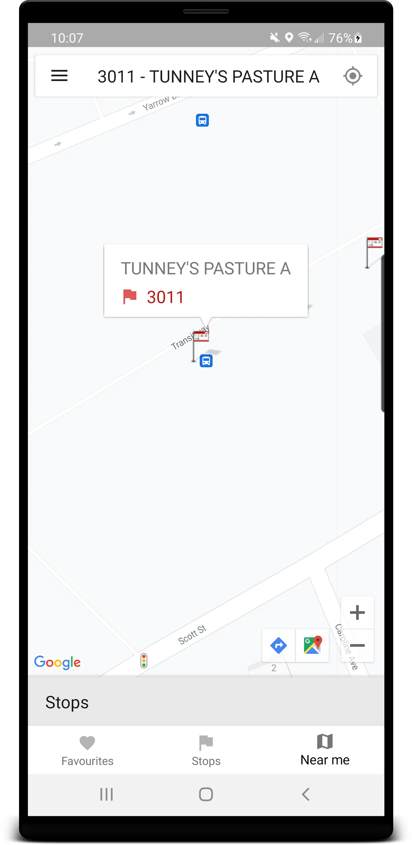 Ottawa Transit: GPS Real-Time | Indus Appstore | Screenshot