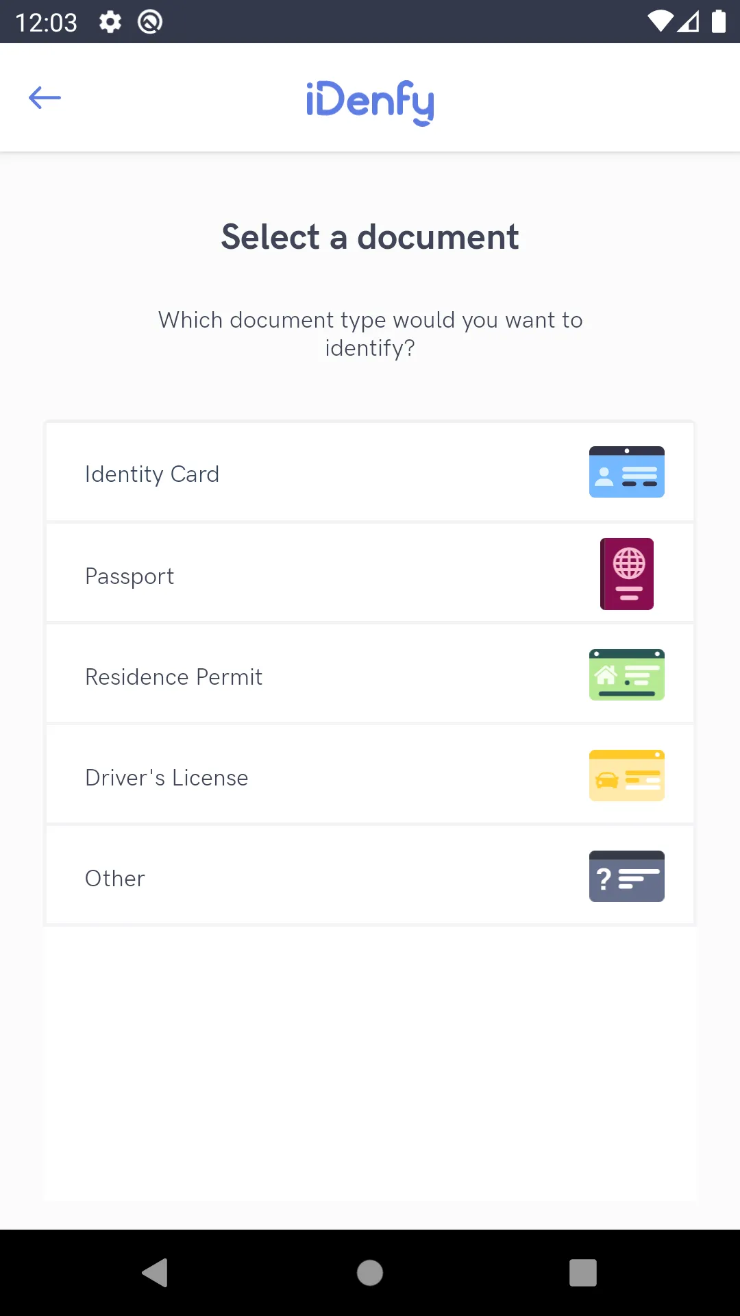 iDenfy Identity Verification | Indus Appstore | Screenshot