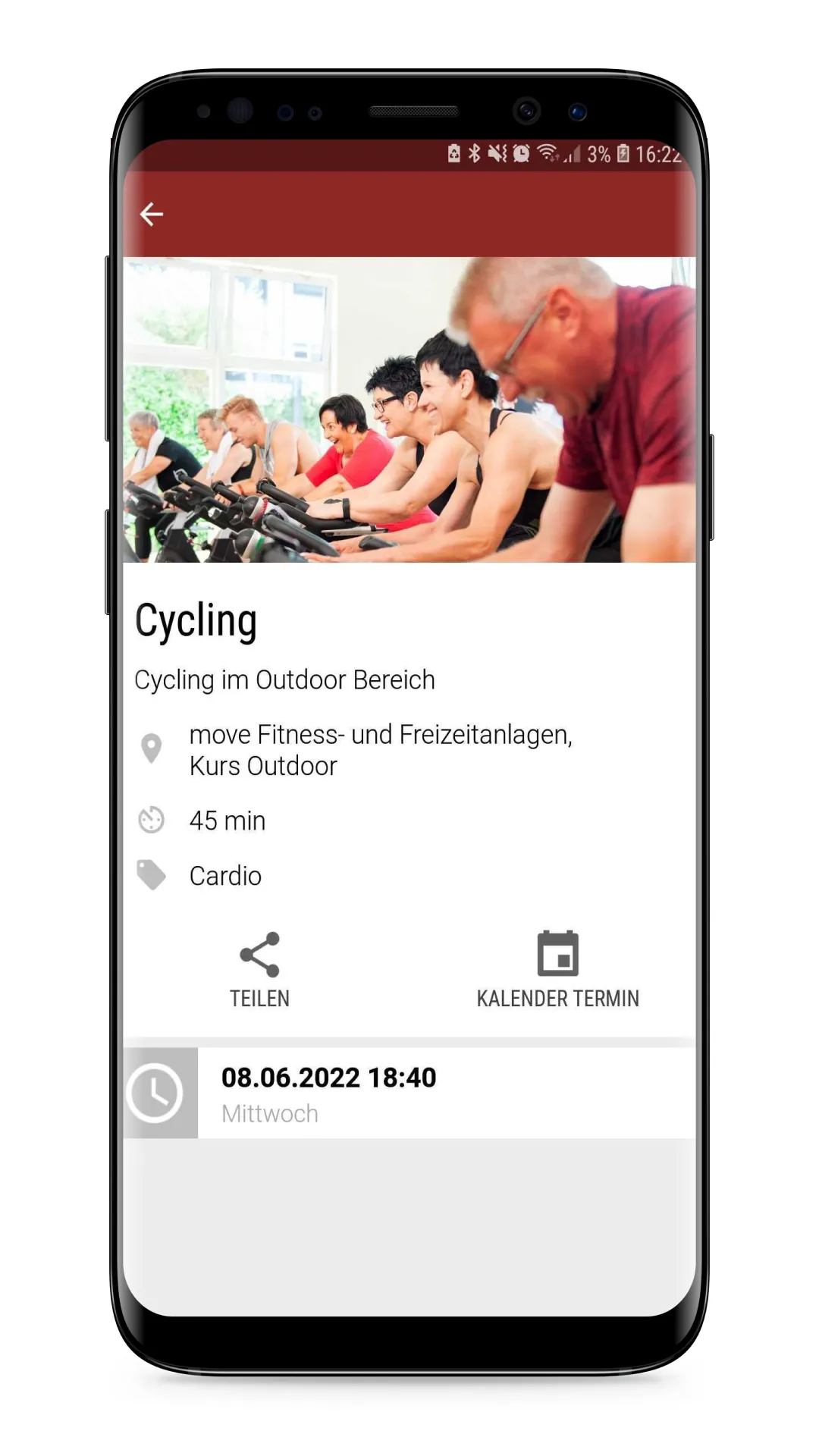 move Fitness- & Freizeitanlage | Indus Appstore | Screenshot