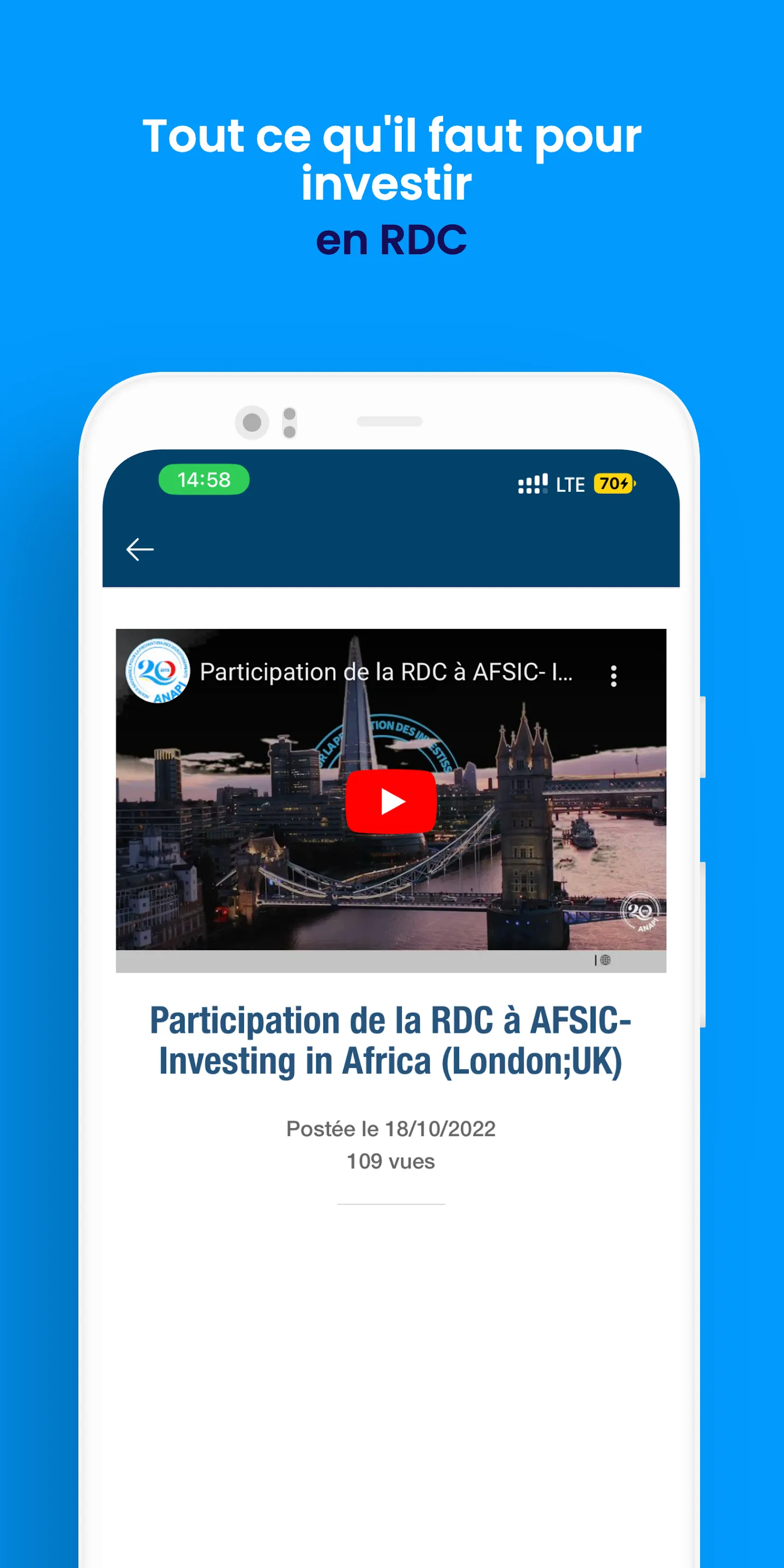 ANAPI  -  Invest in DRC | Indus Appstore | Screenshot