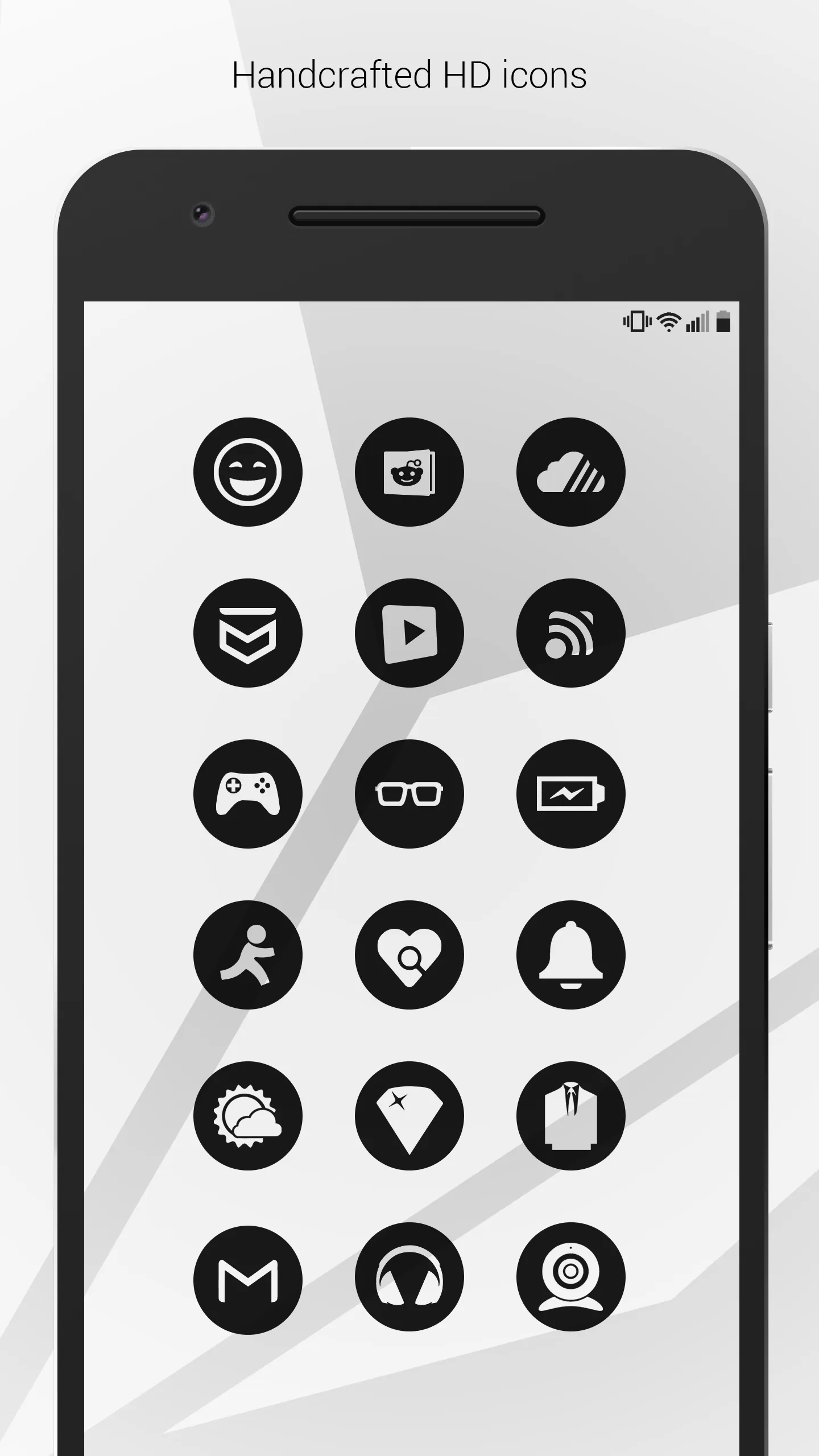 Dark Void - Black Circle Icons | Indus Appstore | Screenshot