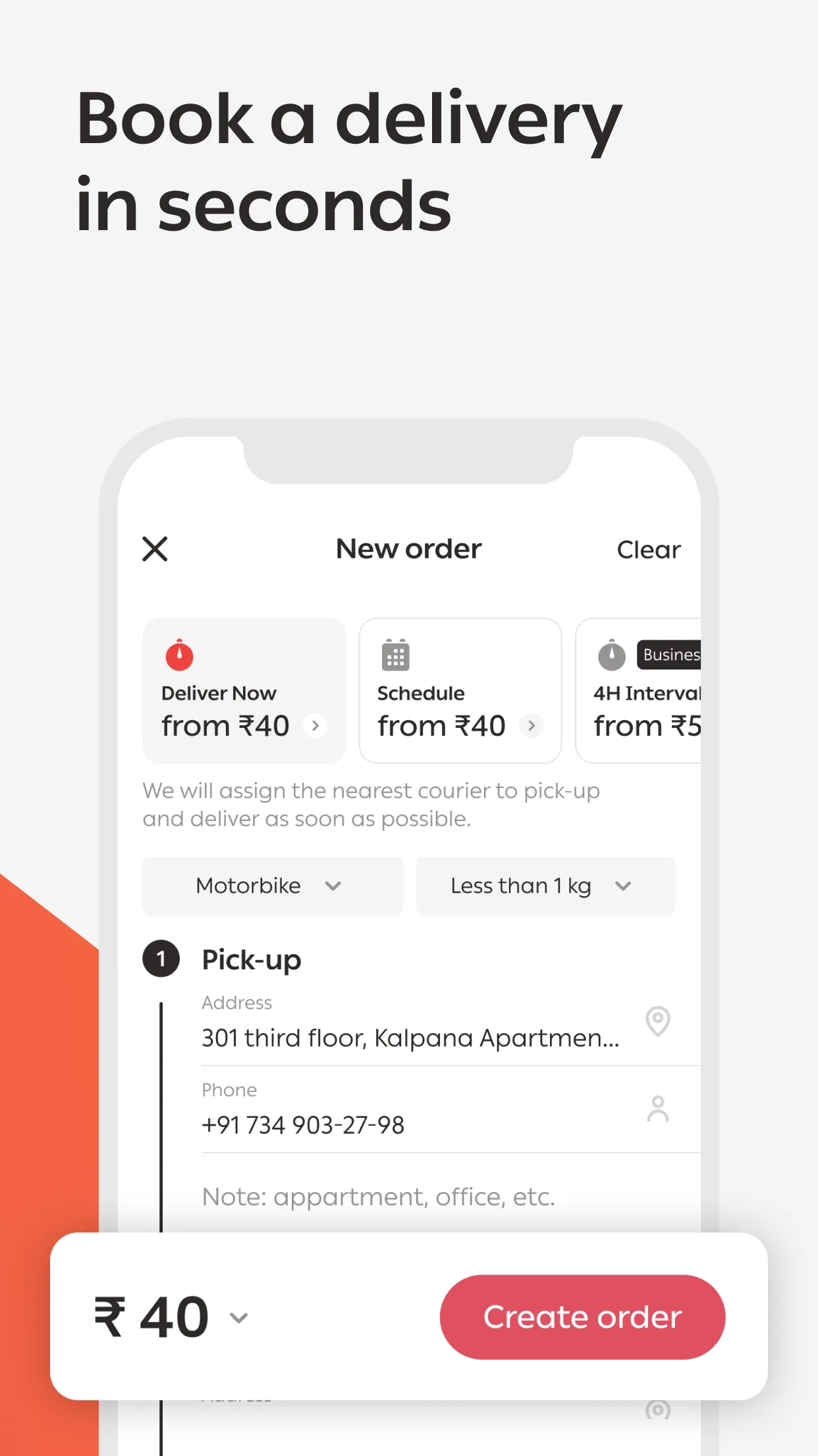 Wefast: Parcel Delivery App | Indus Appstore | Screenshot