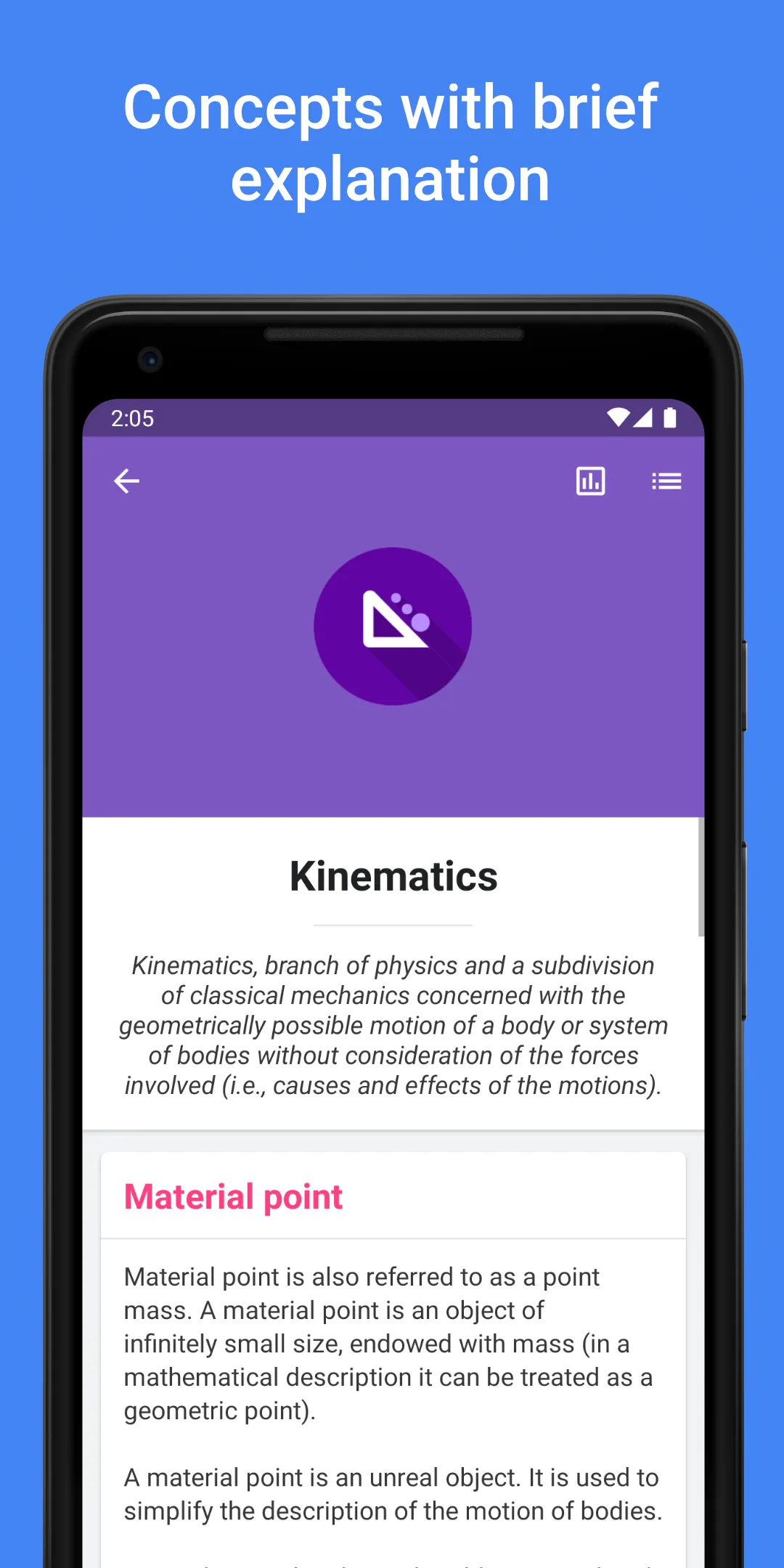 Physics Pro - Notes & Formulas | Indus Appstore | Screenshot