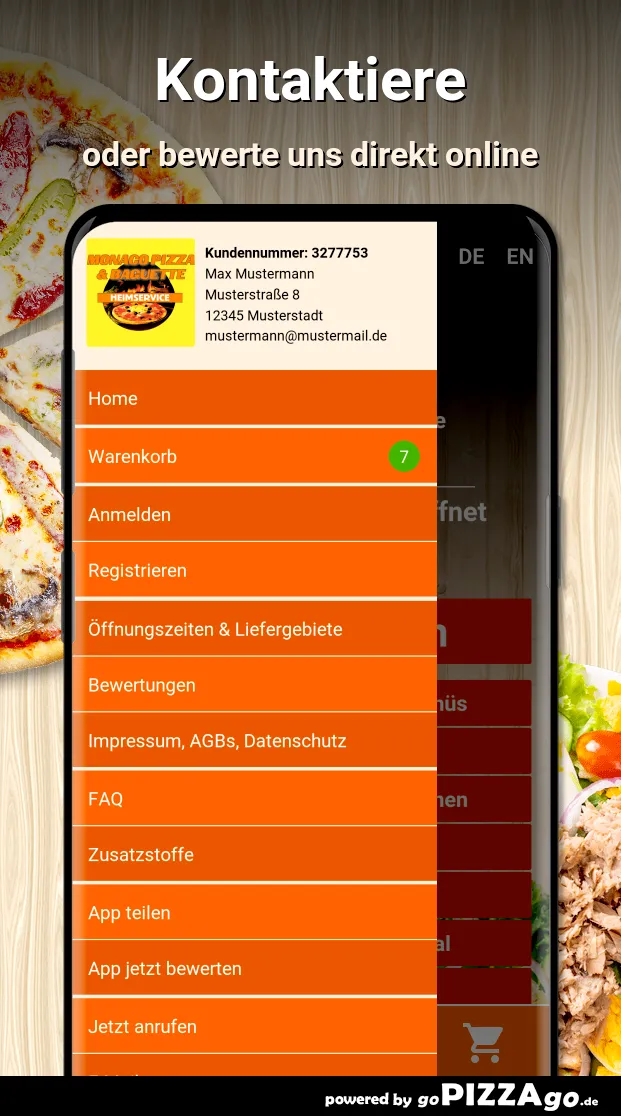 Monaco Pizza - Baguette Münche | Indus Appstore | Screenshot