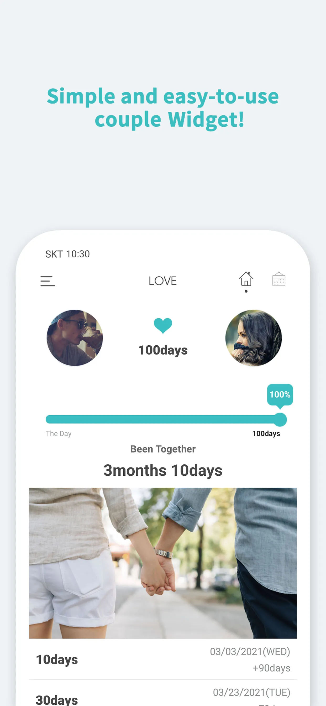 Couple Widget : Love Countdown | Indus Appstore | Screenshot