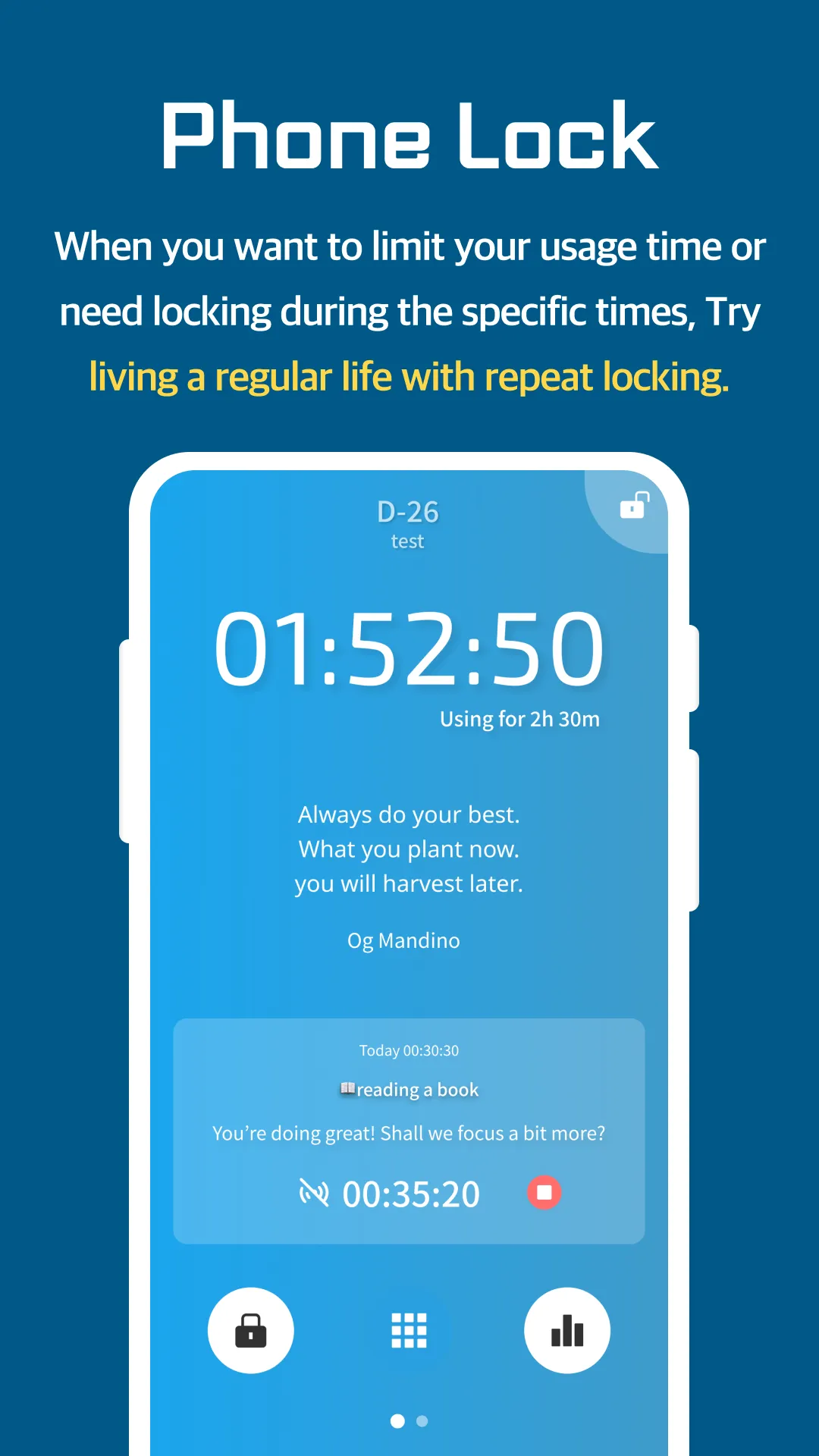 UBhind: Mobile Time Keeper | Indus Appstore | Screenshot