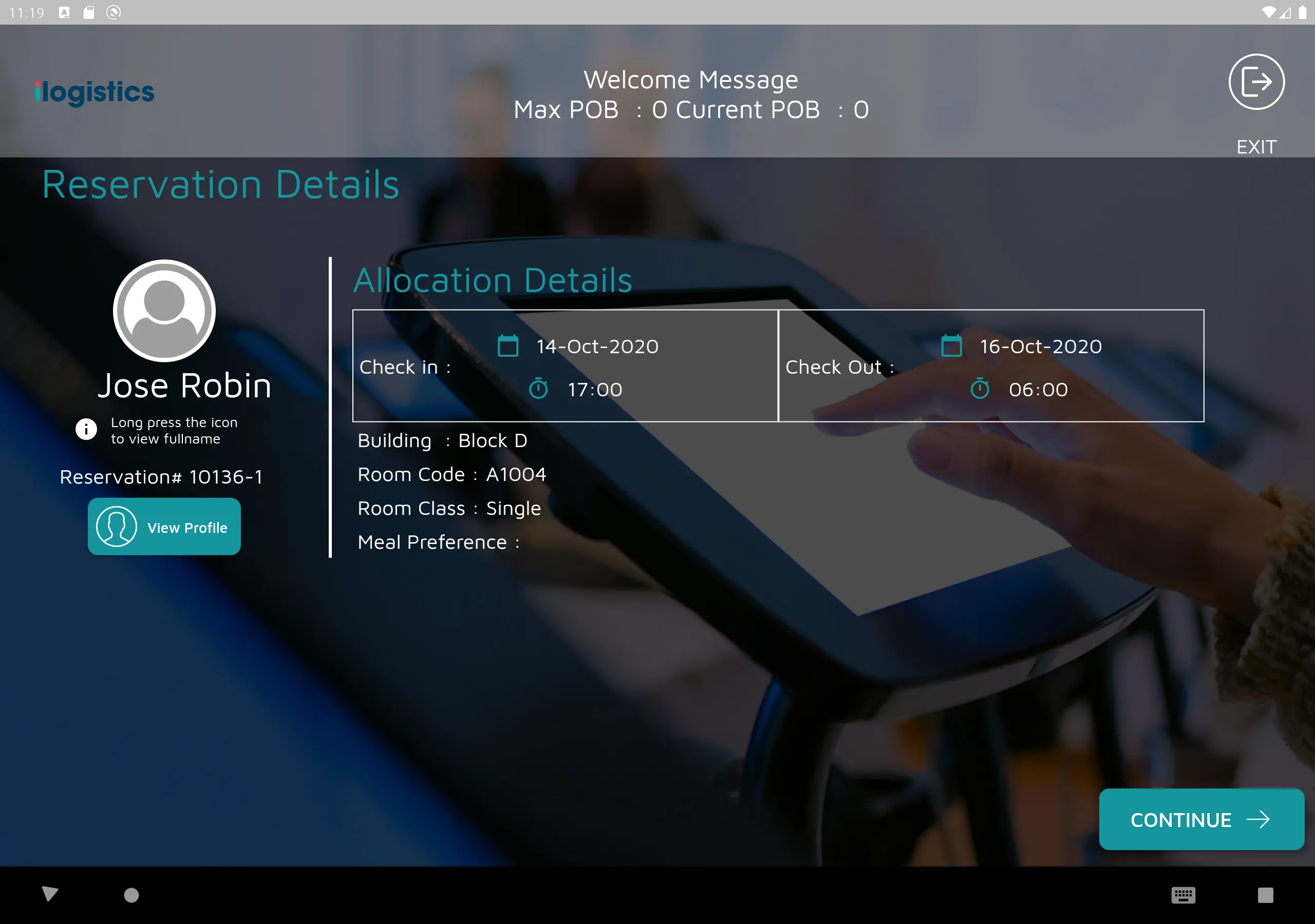 iLogistics Check-in | Indus Appstore | Screenshot