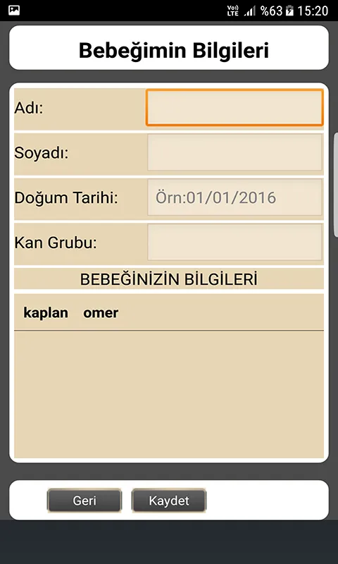 Bebekler İçin Bilgi Takibi | Indus Appstore | Screenshot