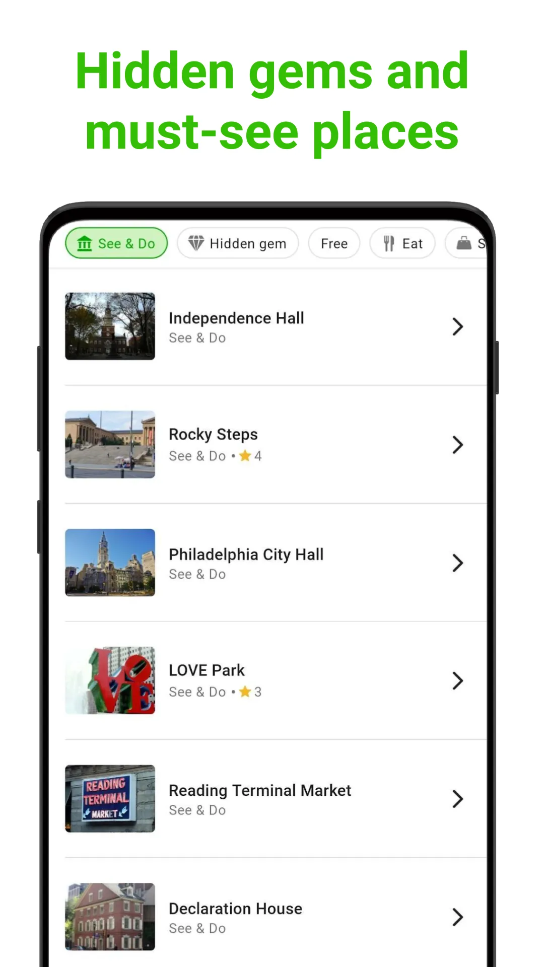 Philadelphia SmartGuide | Indus Appstore | Screenshot