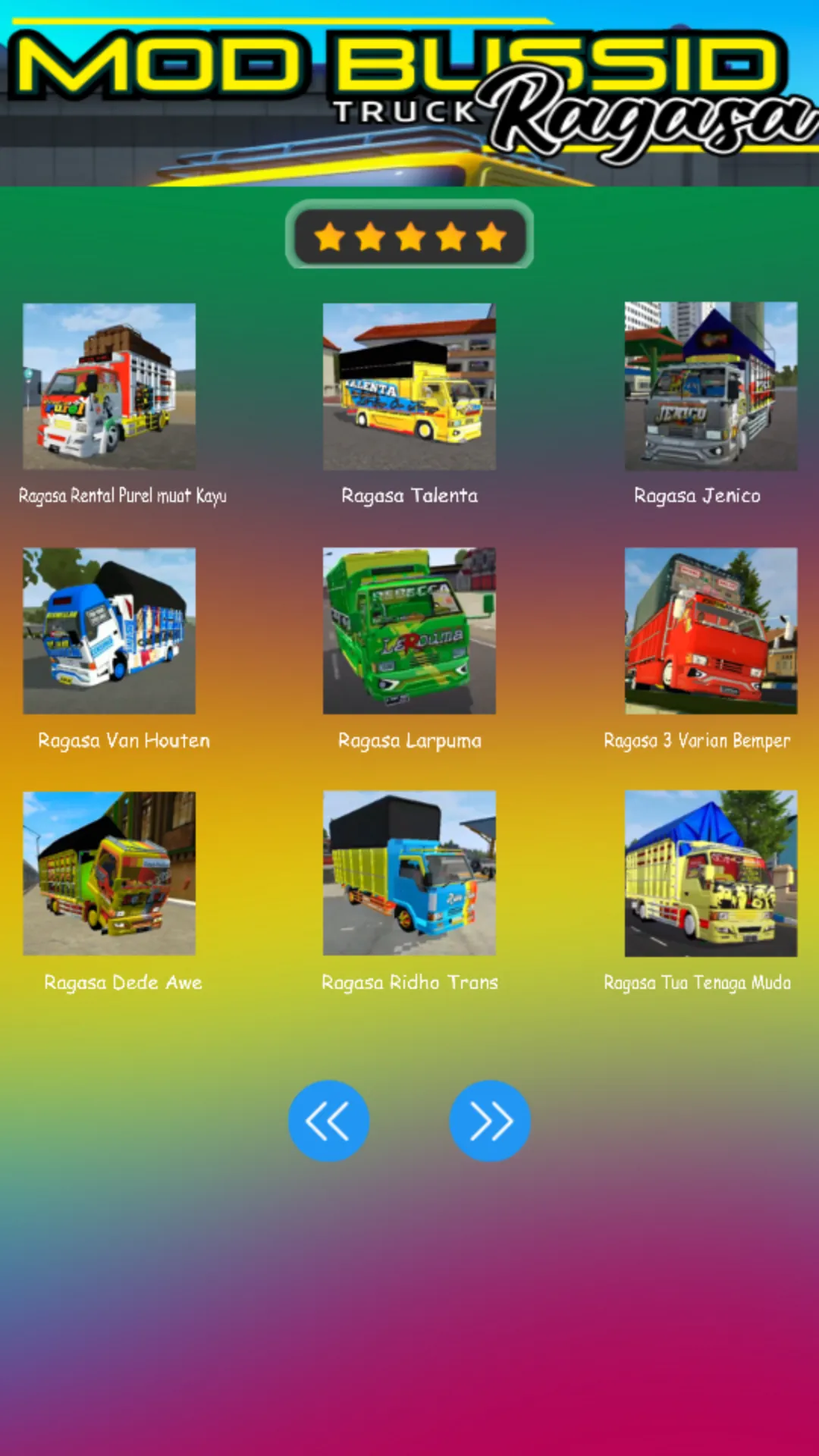 Mod Bussid Truck Ragasa | Indus Appstore | Screenshot