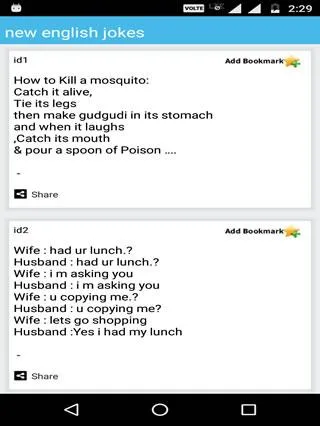 Jokes In English 1000+ | Indus Appstore | Screenshot