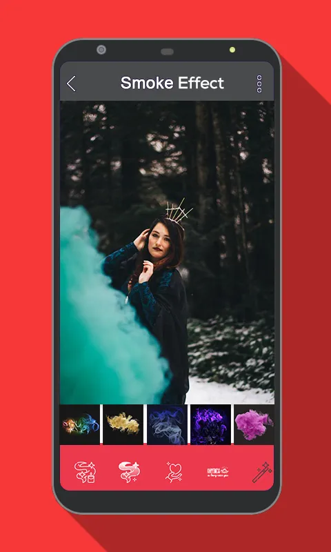 Smoke Photo Effect | Indus Appstore | Screenshot