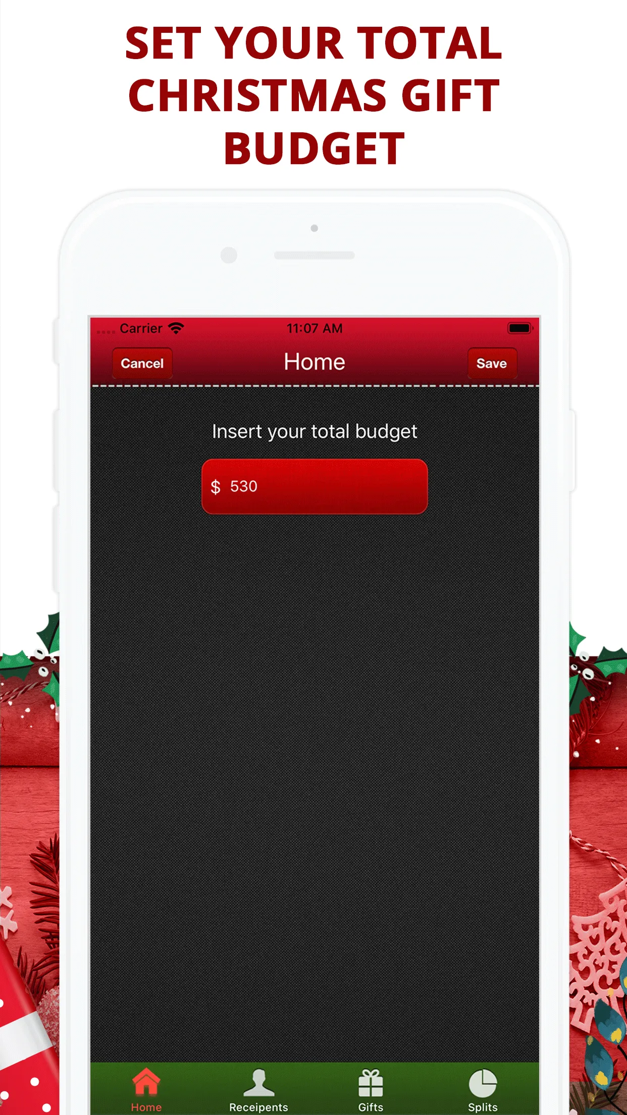 Christmas Gifts Budget Planner | Indus Appstore | Screenshot