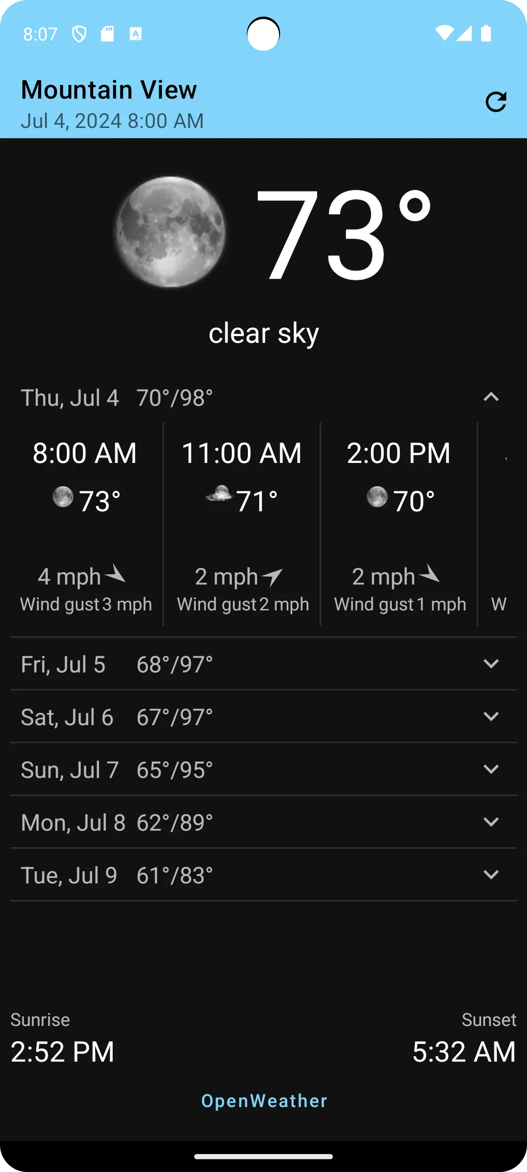 Clock, Date and Weather Widget | Indus Appstore | Screenshot