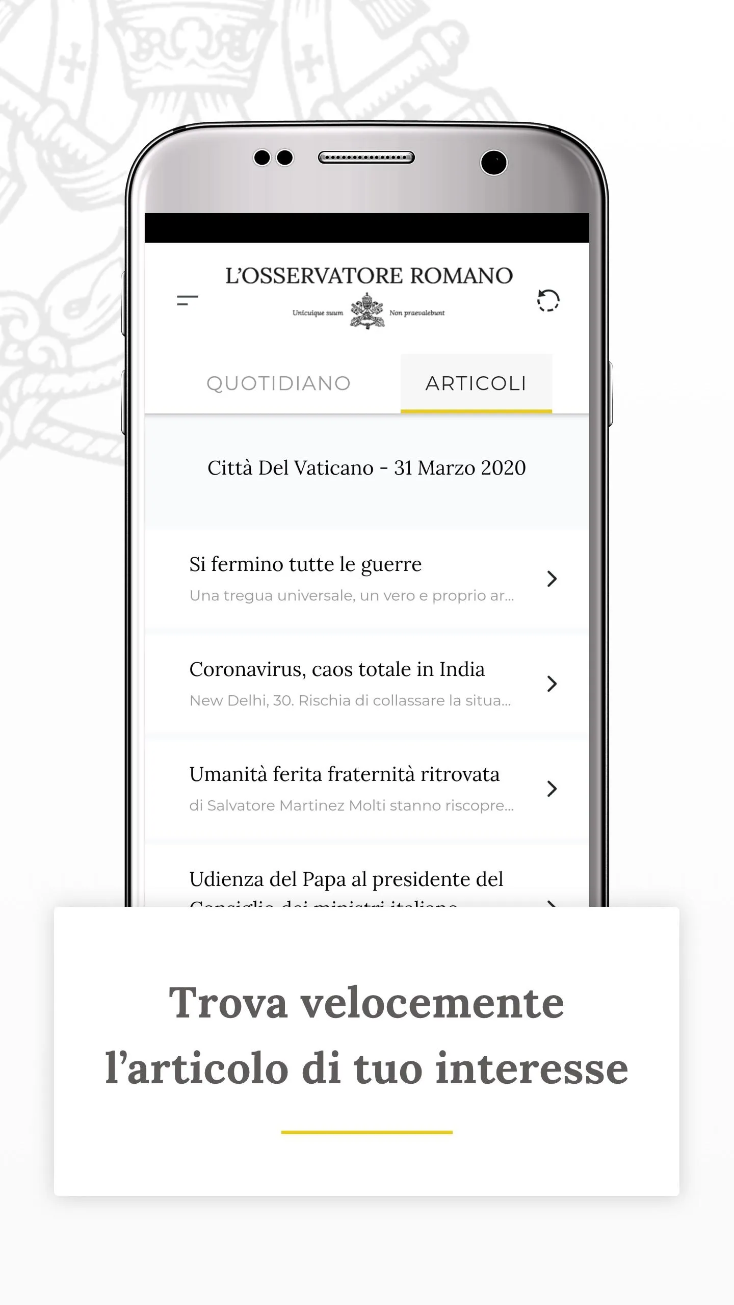 L'Osservatore Romano | Indus Appstore | Screenshot