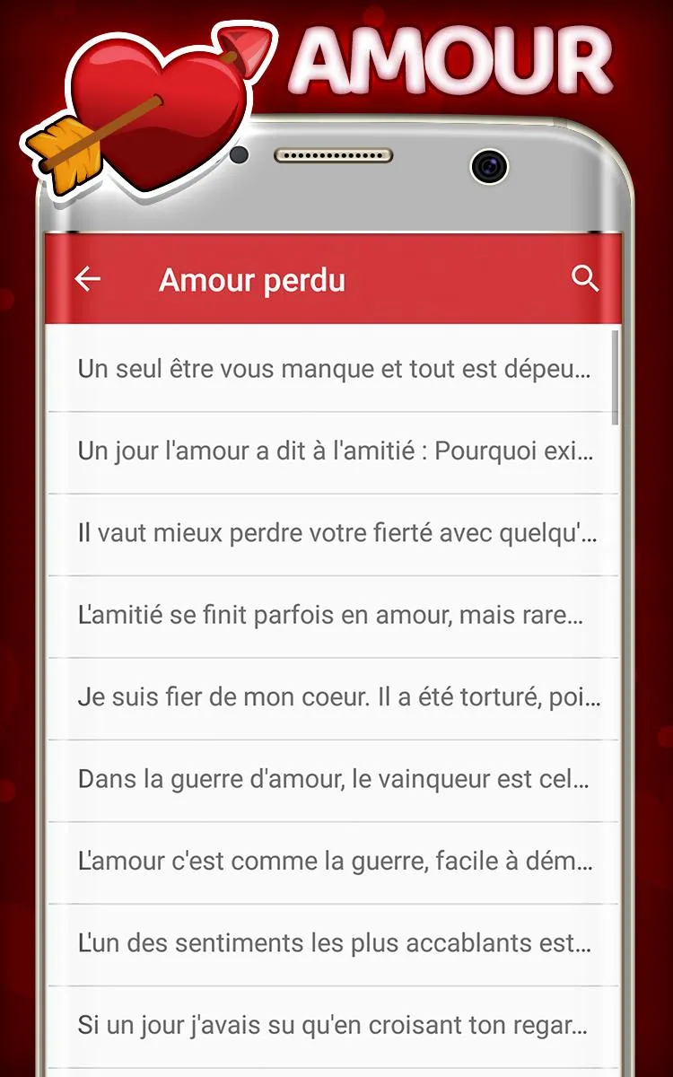 Messages SMS d'amour | Indus Appstore | Screenshot