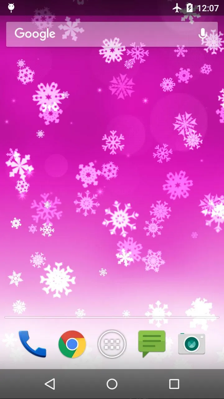 Snowflake Live Wallpaper | Indus Appstore | Screenshot