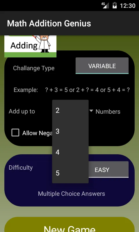 Math Addition Genius | Indus Appstore | Screenshot