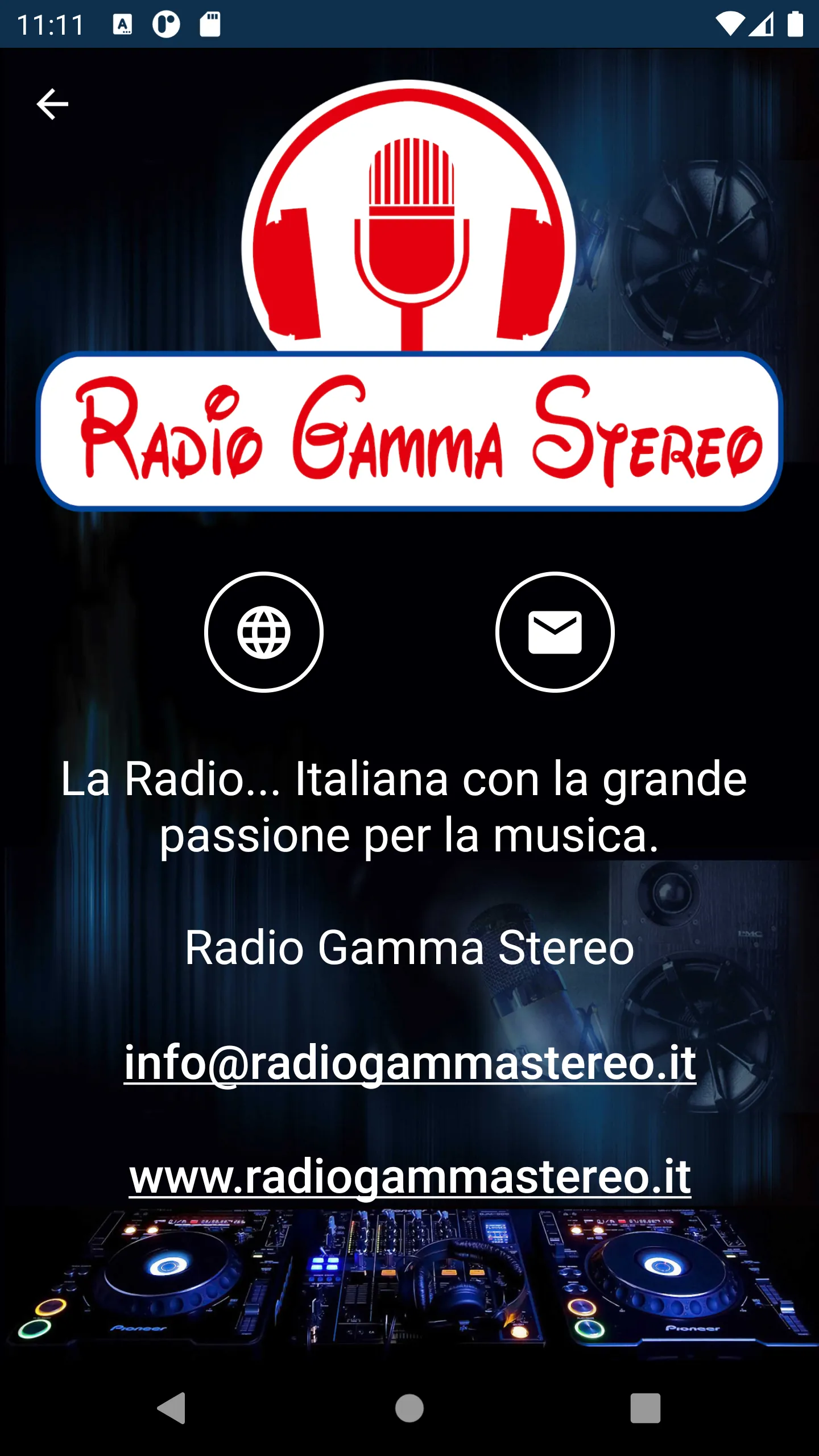 Radio Gamma Stereo | Indus Appstore | Screenshot