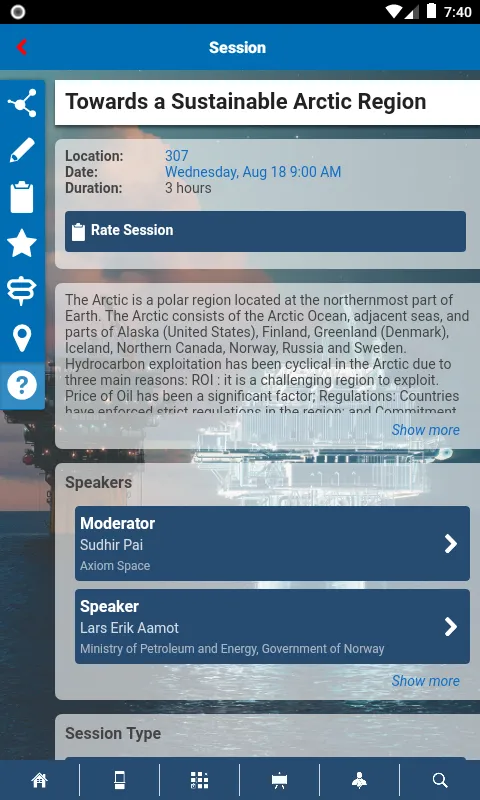 OTC Events | Indus Appstore | Screenshot