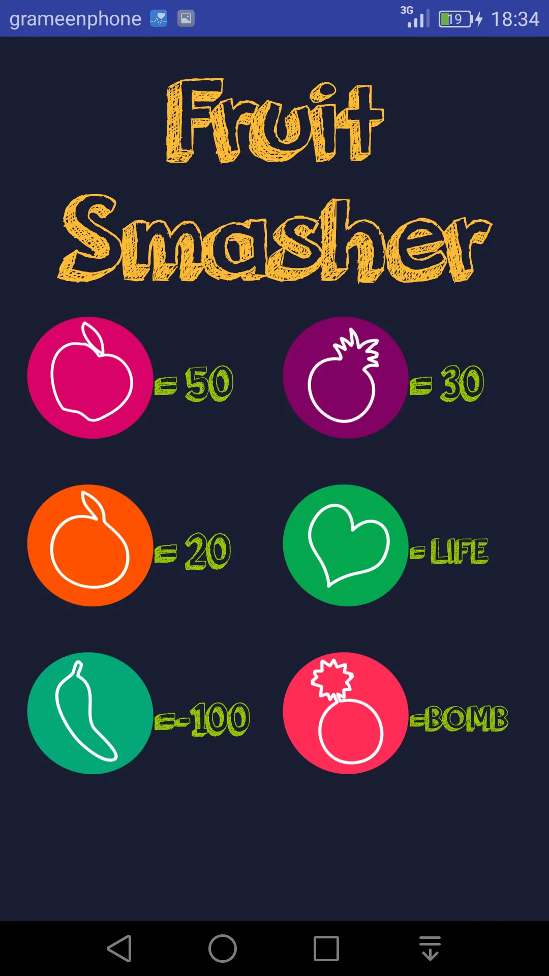 Fruit Smasher | Indus Appstore | Screenshot