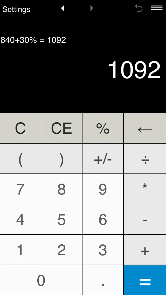 Calculator with parentheses | Indus Appstore | Screenshot