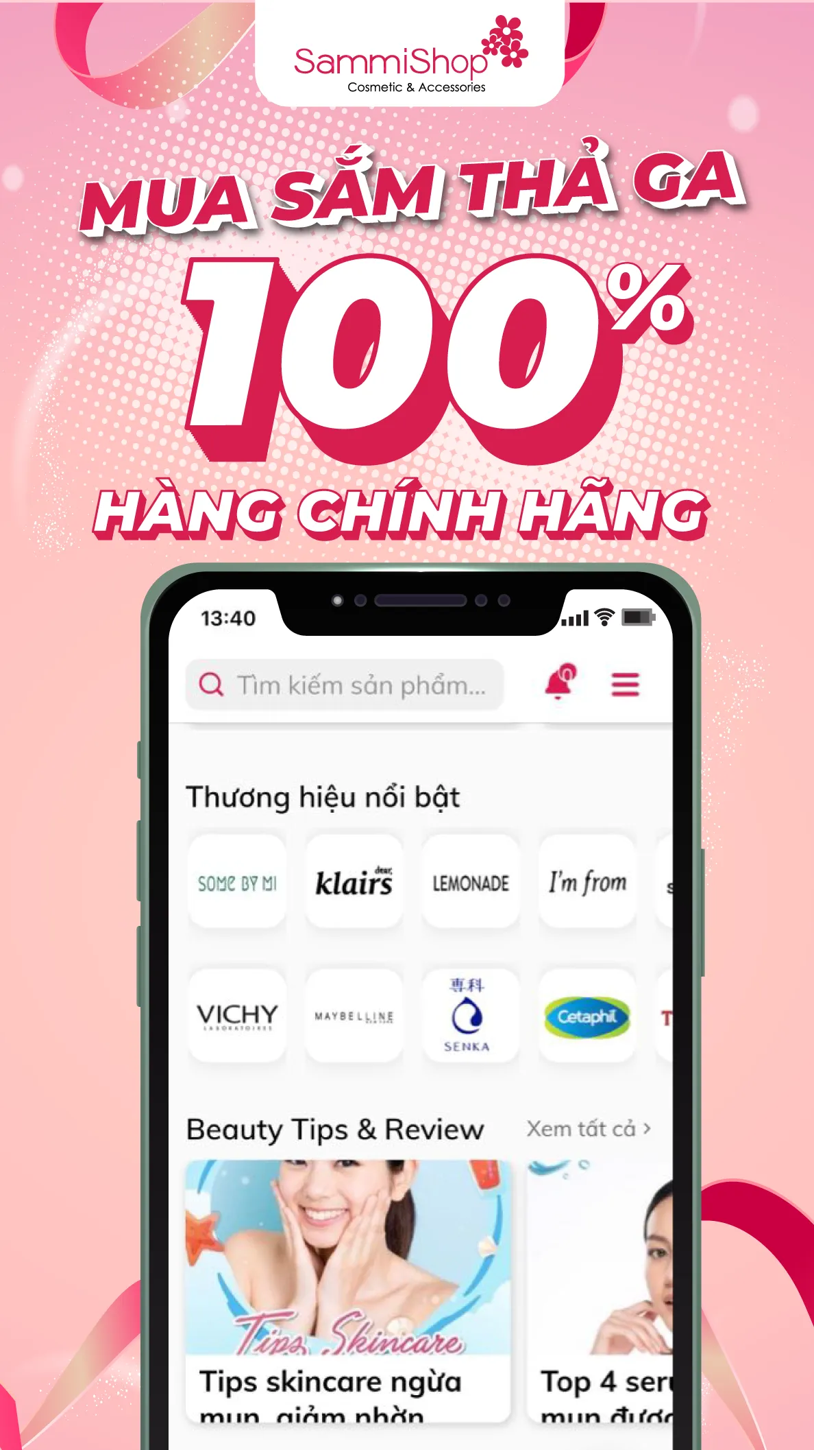 Sammi Shop – Siêu thị mỹ phẩm  | Indus Appstore | Screenshot