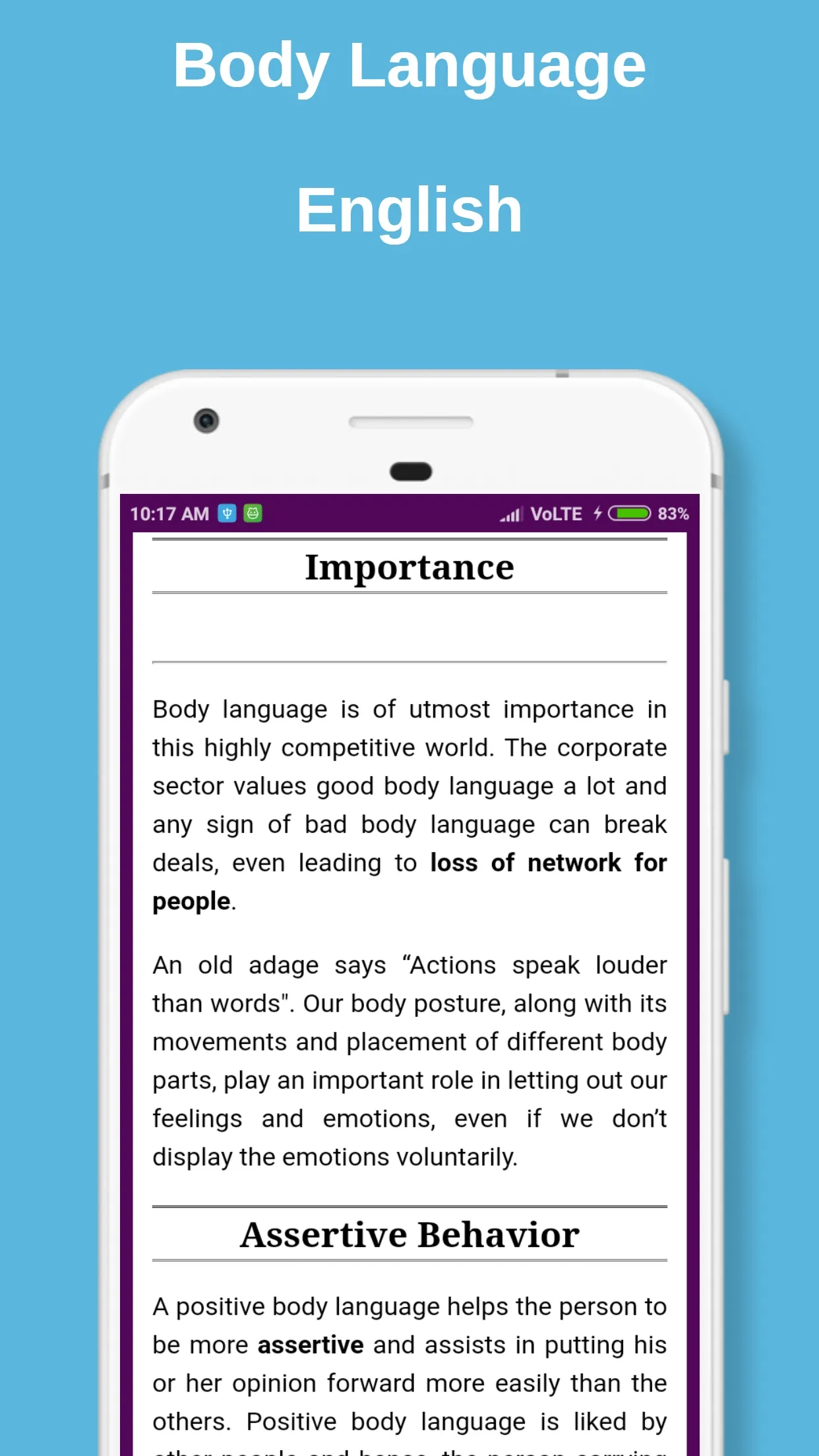 Body Language | Indus Appstore | Screenshot