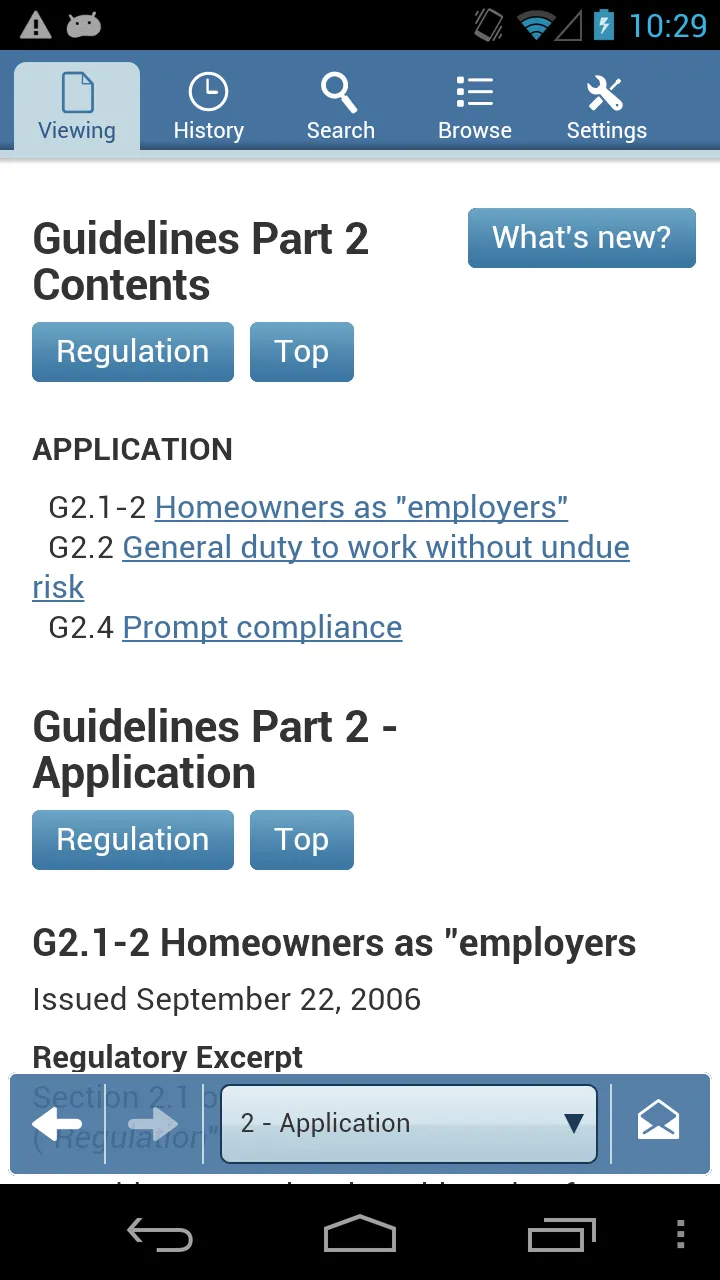 BC OHS Regulation | Indus Appstore | Screenshot