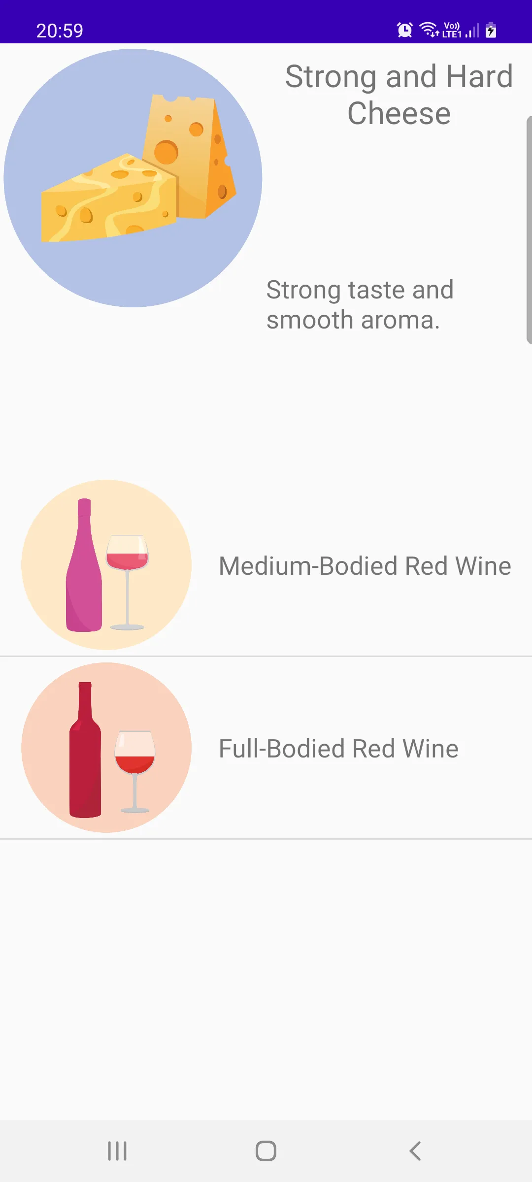 Wine and Food Pairing | Indus Appstore | Screenshot