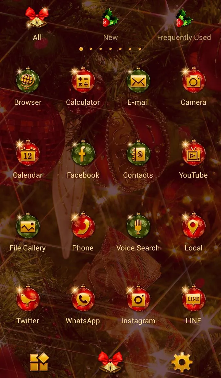 Twinkly Xmas Theme +HOME | Indus Appstore | Screenshot