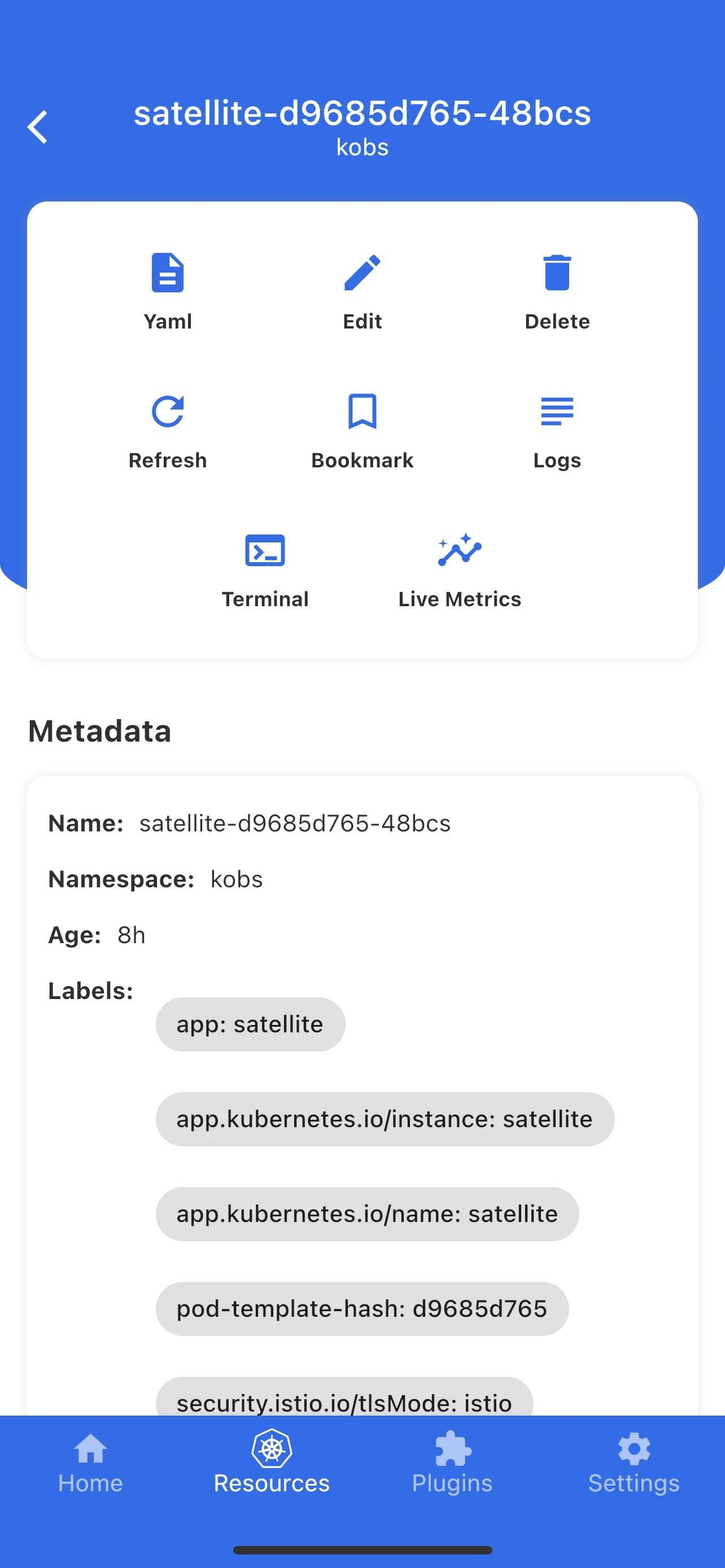 kubenav - Kubernetes Dashboard | Indus Appstore | Screenshot