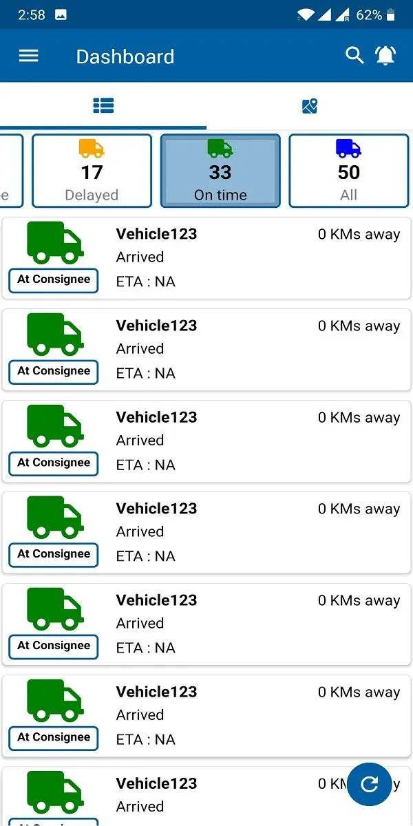 Trimble VCS Consignee | Indus Appstore | Screenshot