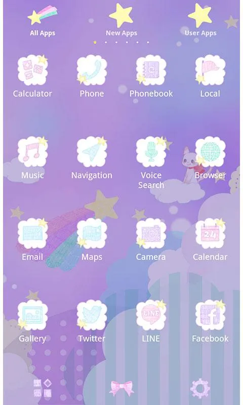 Cute Theme-Unicorn Fantasy- | Indus Appstore | Screenshot