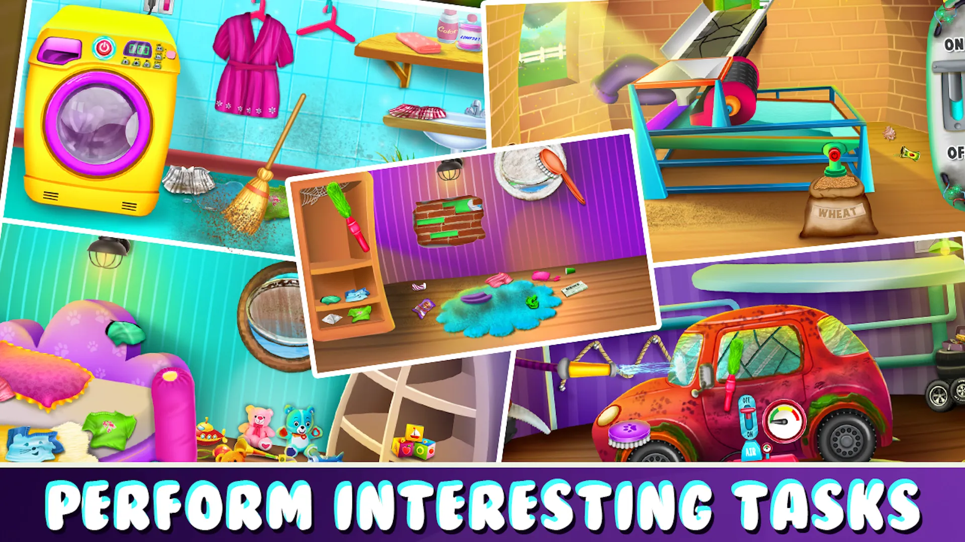 Girls Home Cleaning Games | Indus Appstore | Screenshot