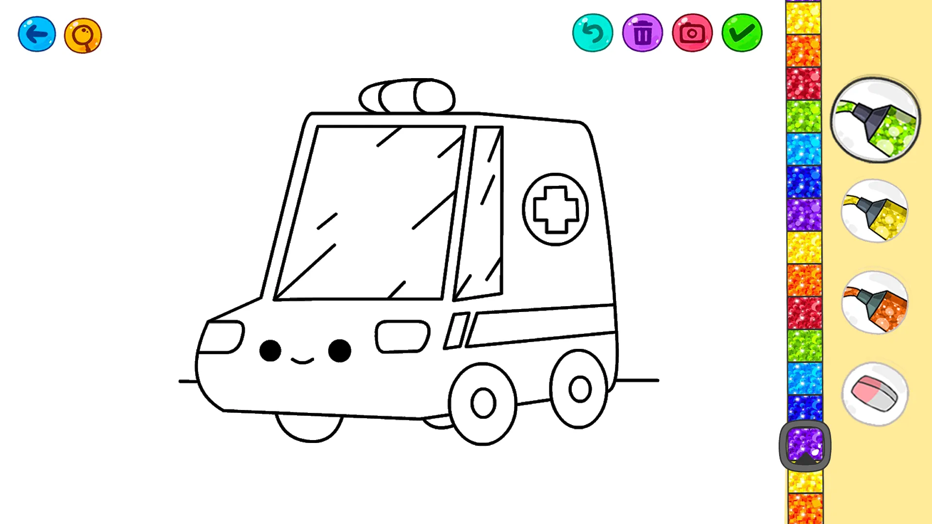 Cars Coloring Book for Kids | Indus Appstore | Screenshot