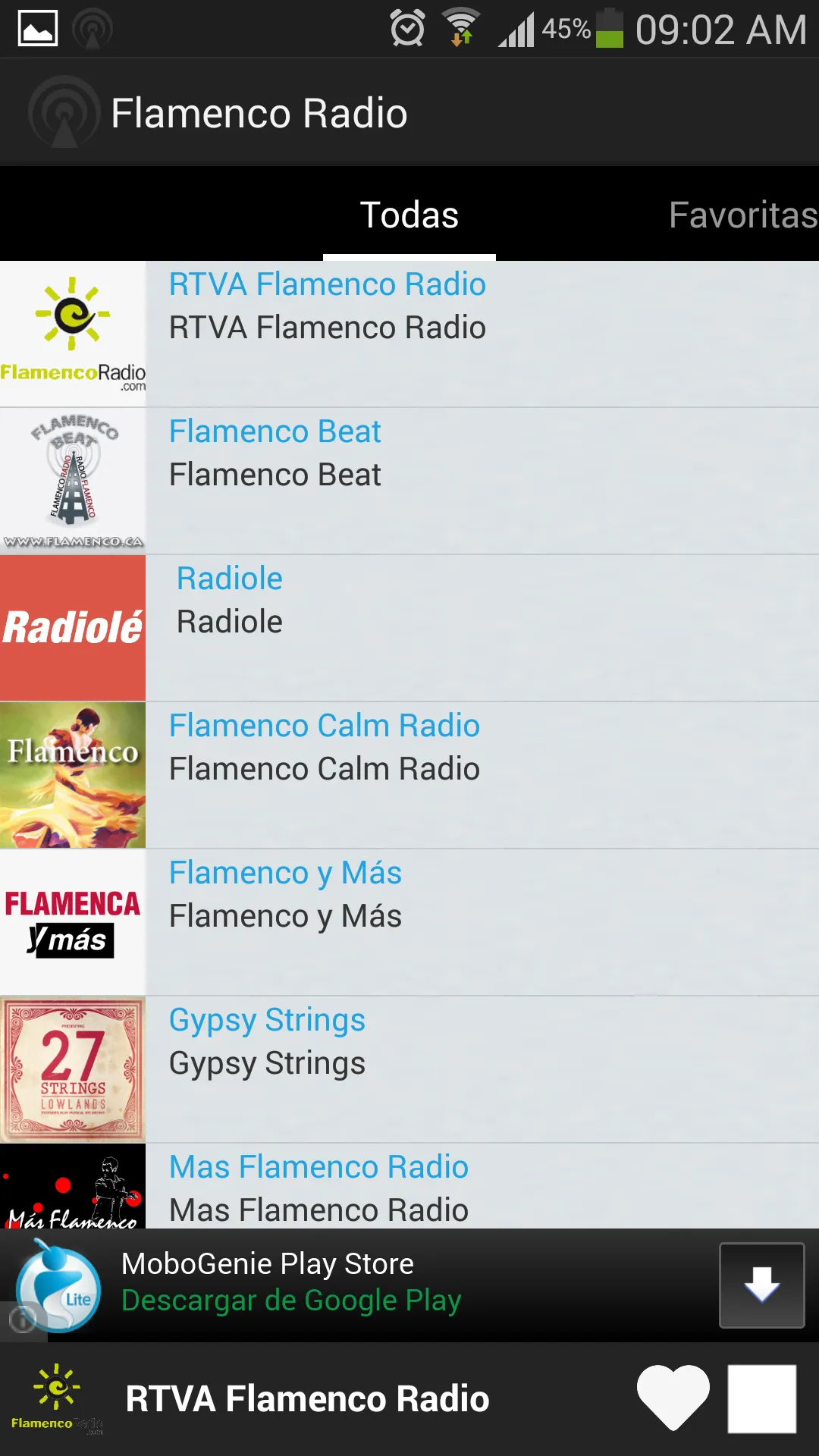 Flamenco Radio | Indus Appstore | Screenshot