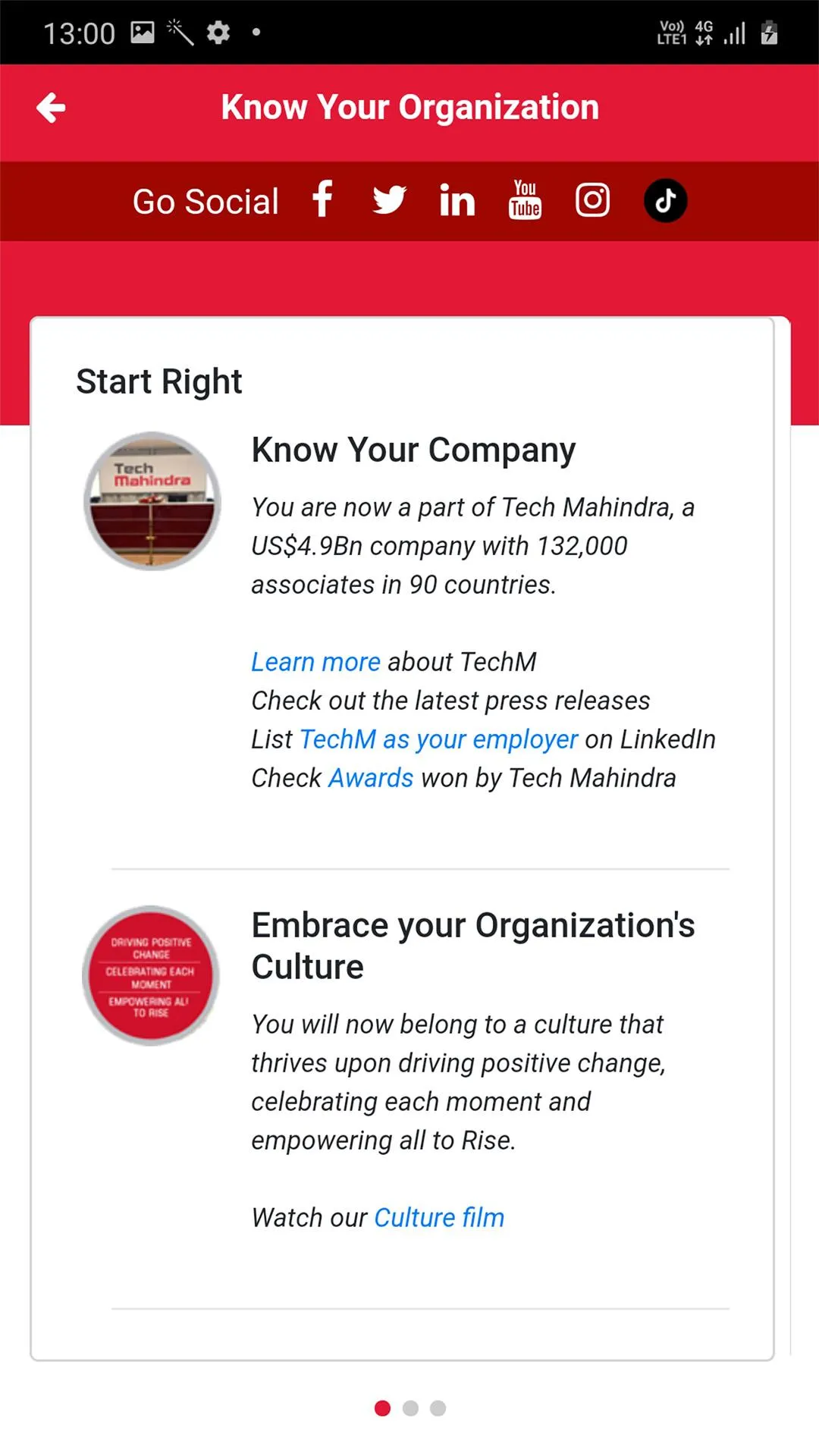 TechM Dove | Indus Appstore | Screenshot