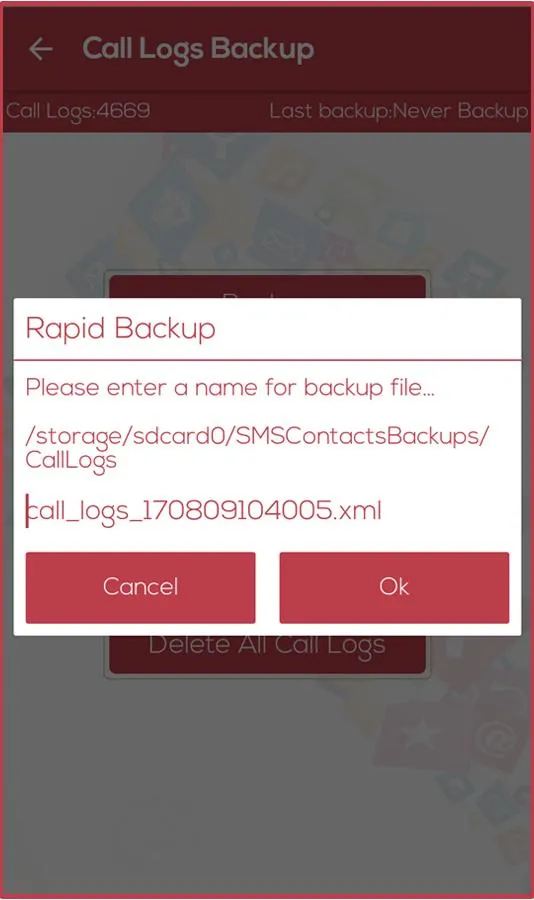 Rapid Backup & Restore - SMS,  | Indus Appstore | Screenshot