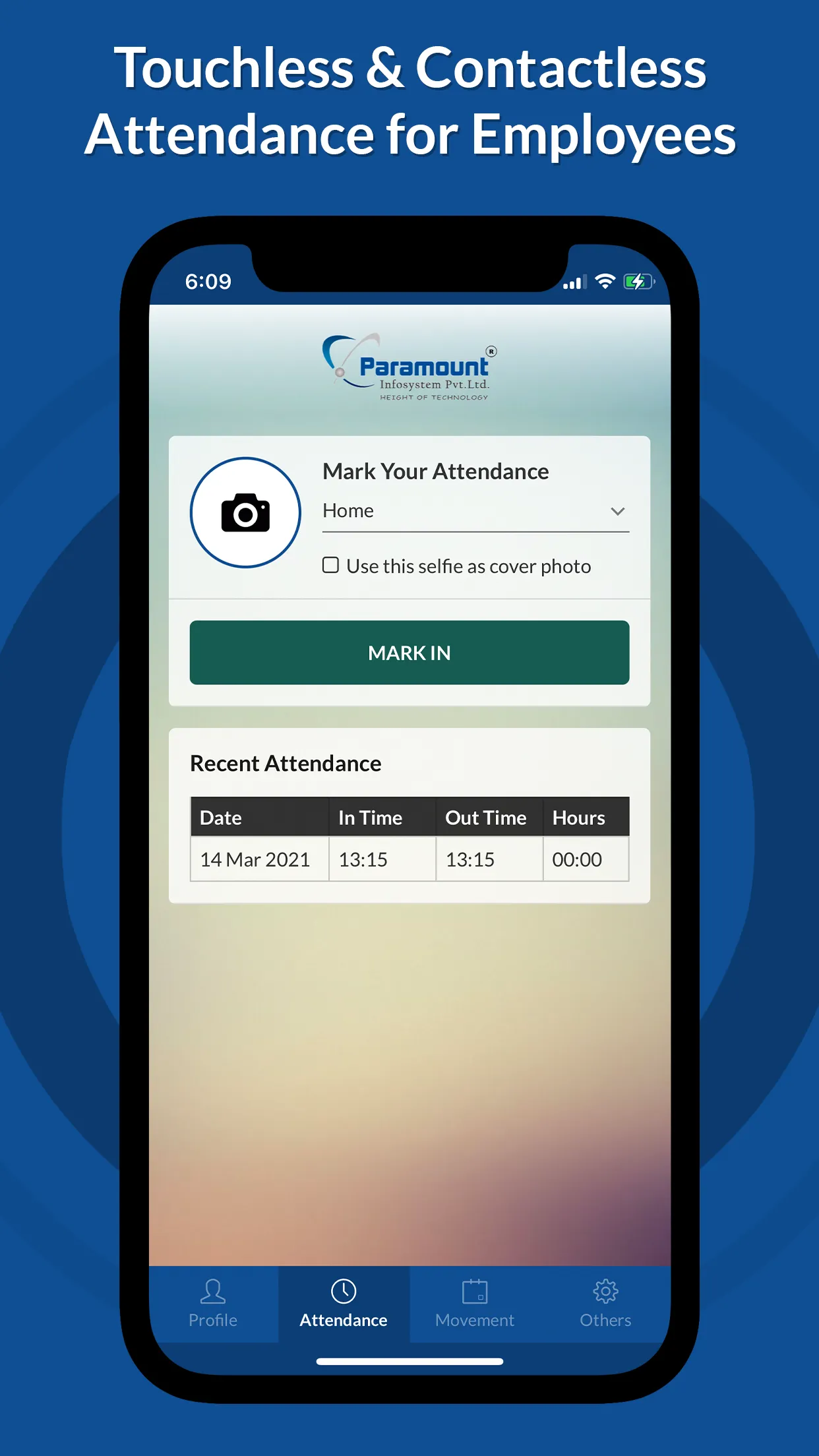 Paramount Attendance System | Indus Appstore | Screenshot