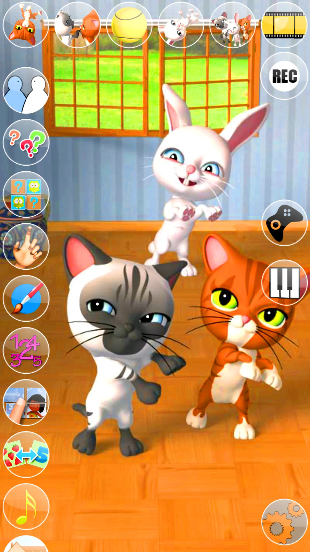 Talking 3 Friends Cats & Bunny | Indus Appstore | Screenshot