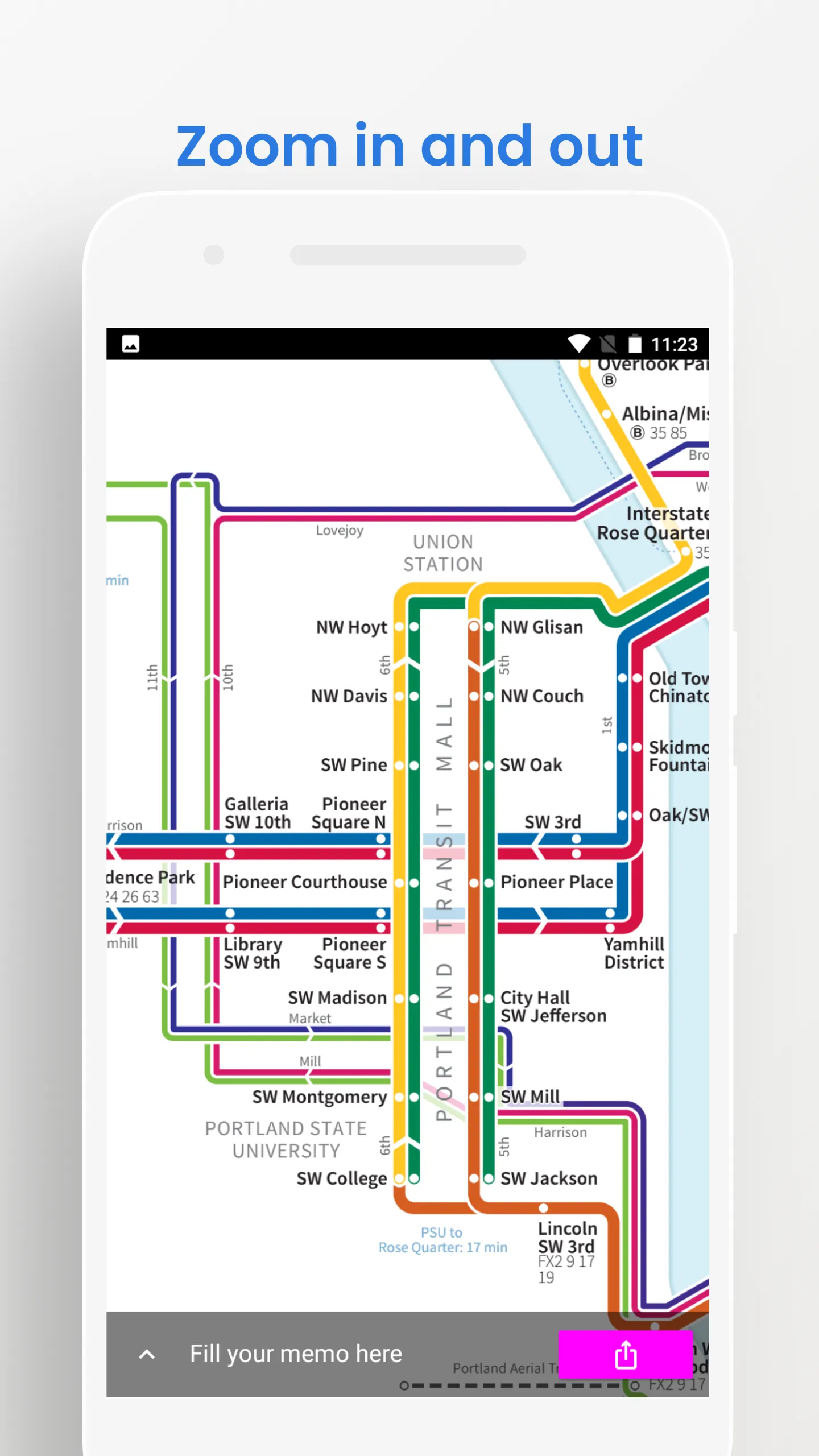 Portland Bus Rail Travel Guide | Indus Appstore | Screenshot