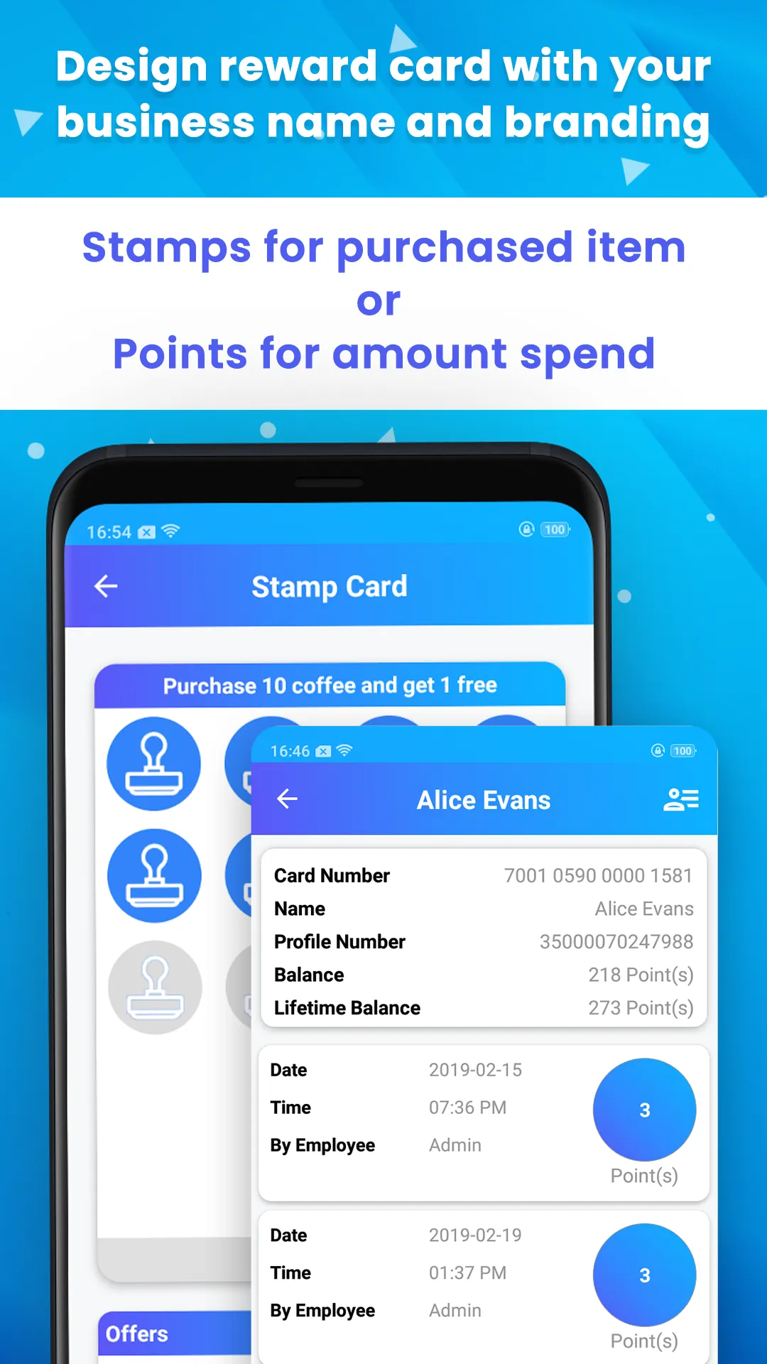 Reward Stamp : Customer Loyalt | Indus Appstore | Screenshot