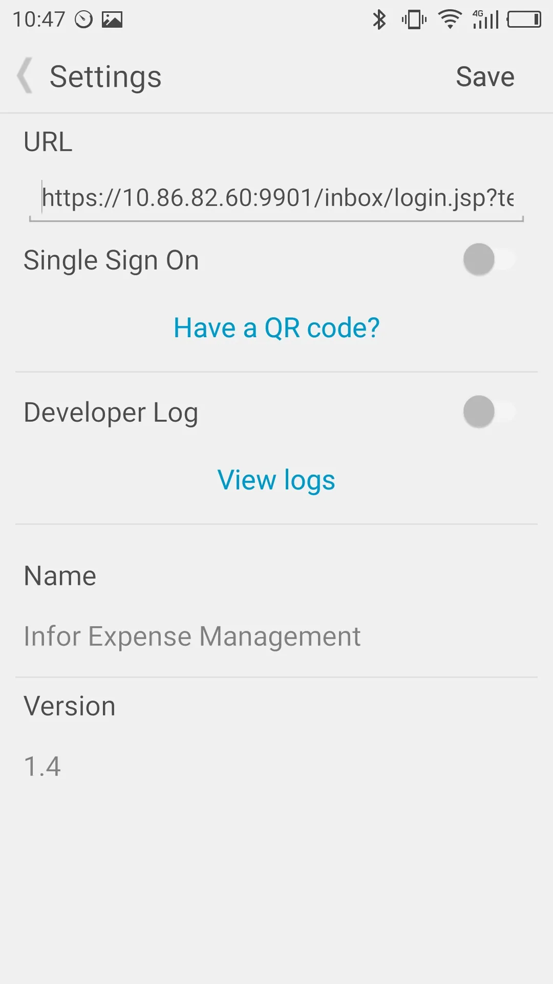 Infor Expense Management | Indus Appstore | Screenshot