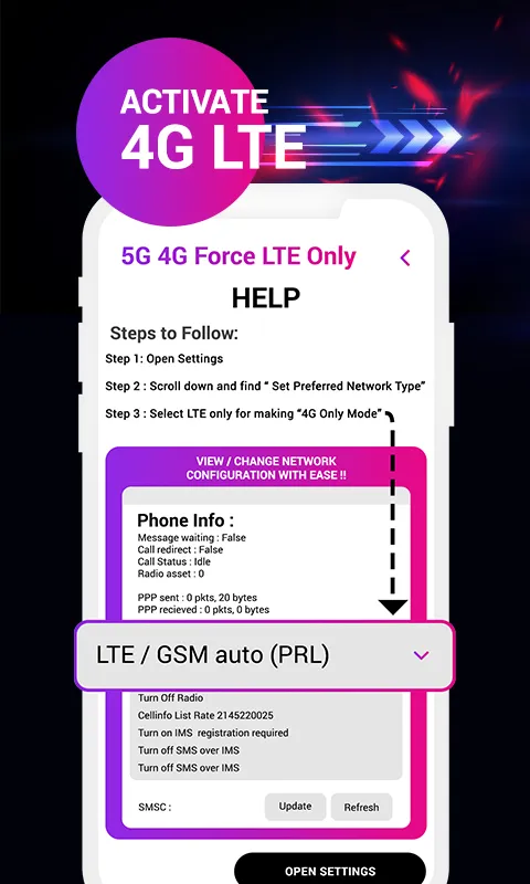 5G/4G Force LTE Only | Indus Appstore | Screenshot