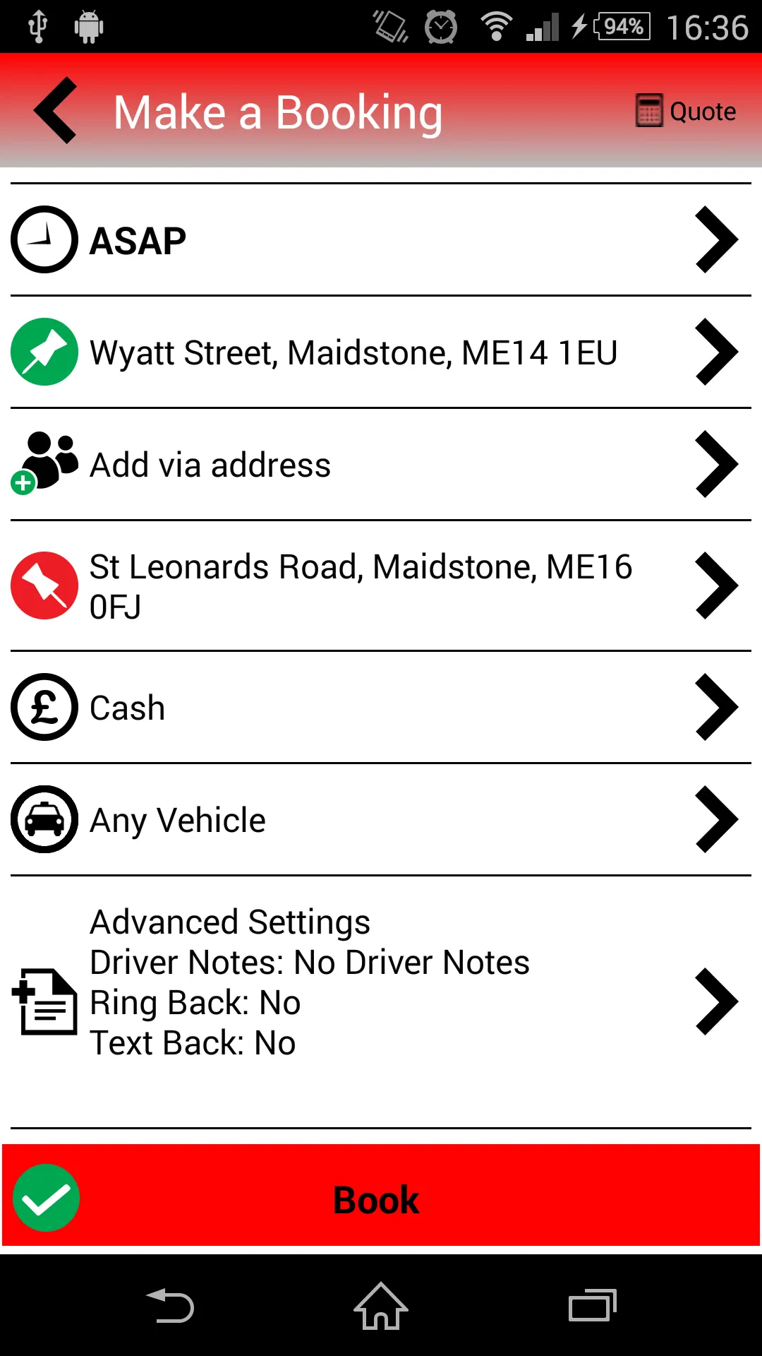 Streamline Taxis Kent | Indus Appstore | Screenshot