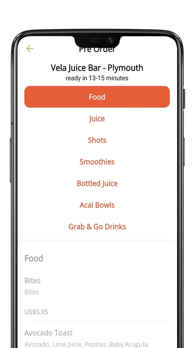 Vela Juice Bar | Indus Appstore | Screenshot